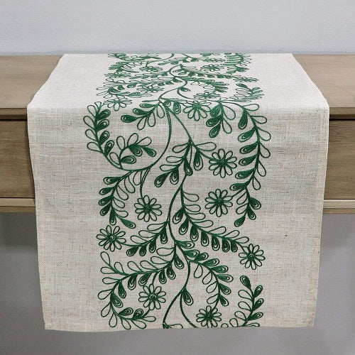 VINES TABLE RUNNER 54"L x 16"W