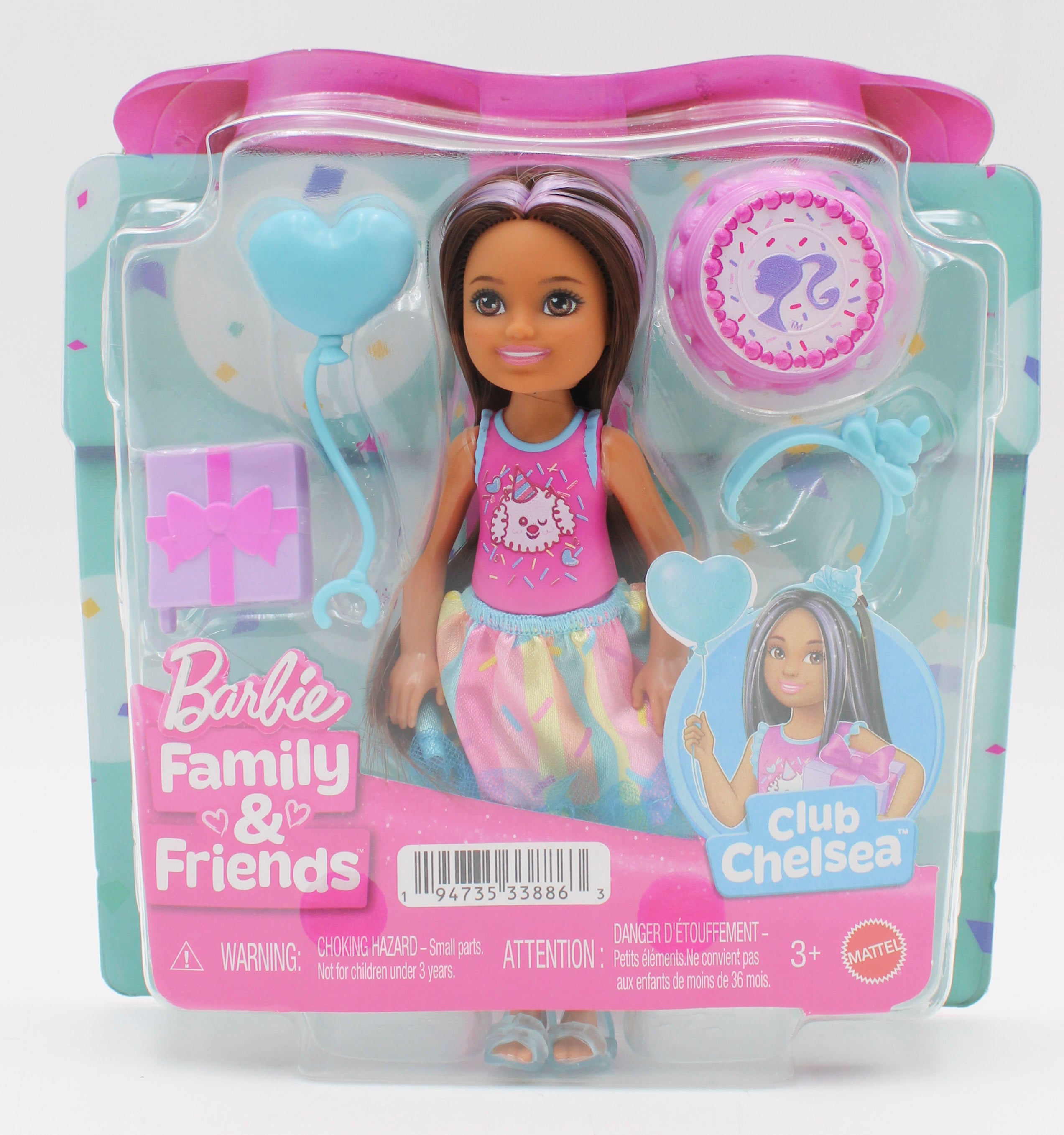 BARBIE CHELSEA BIRTHDAY BASH 6" DOLL