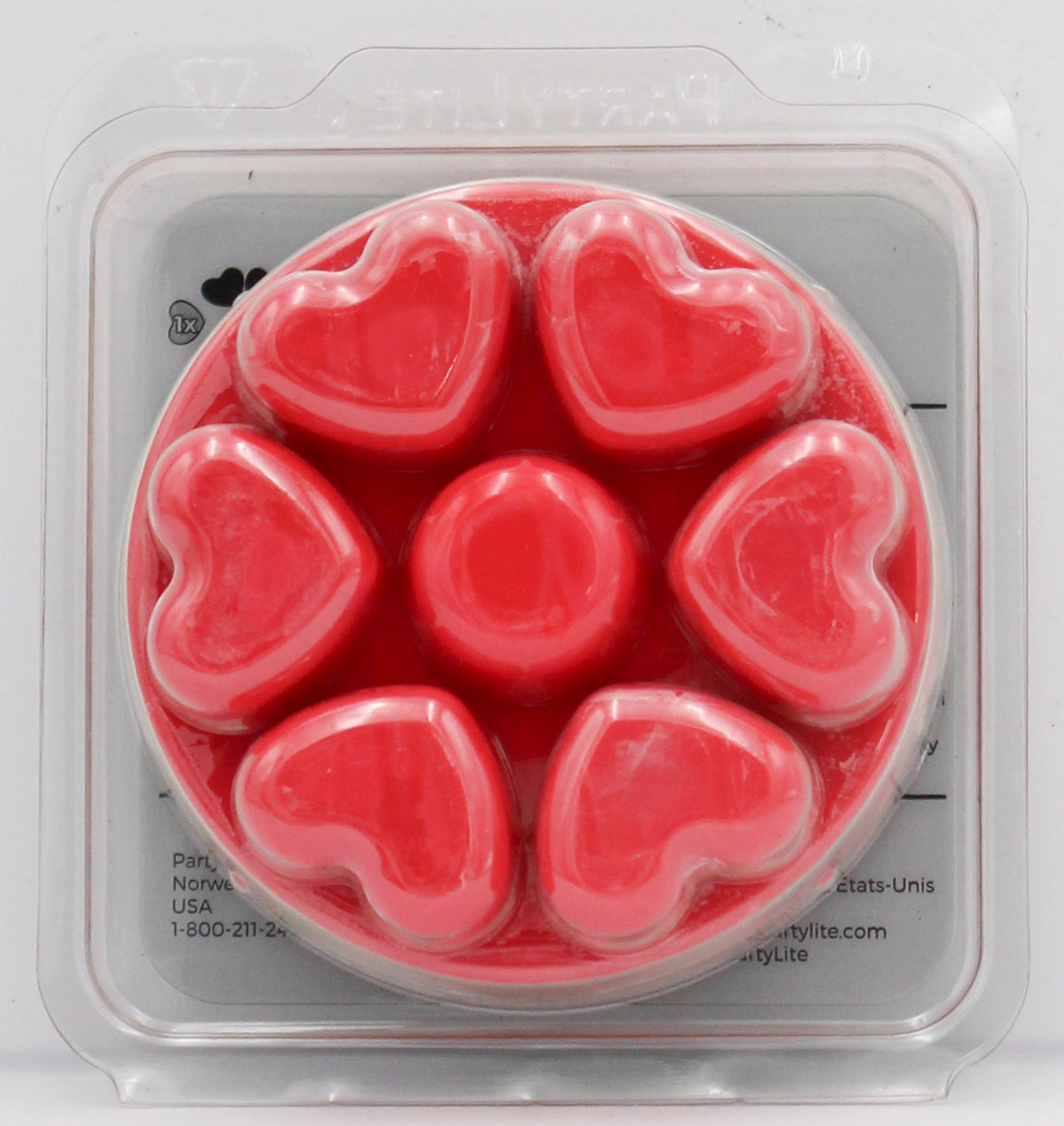 PARTYLITE AFTER DARK APPLE VELOUR SCENT PLUS HEART MELTS 3.2oz