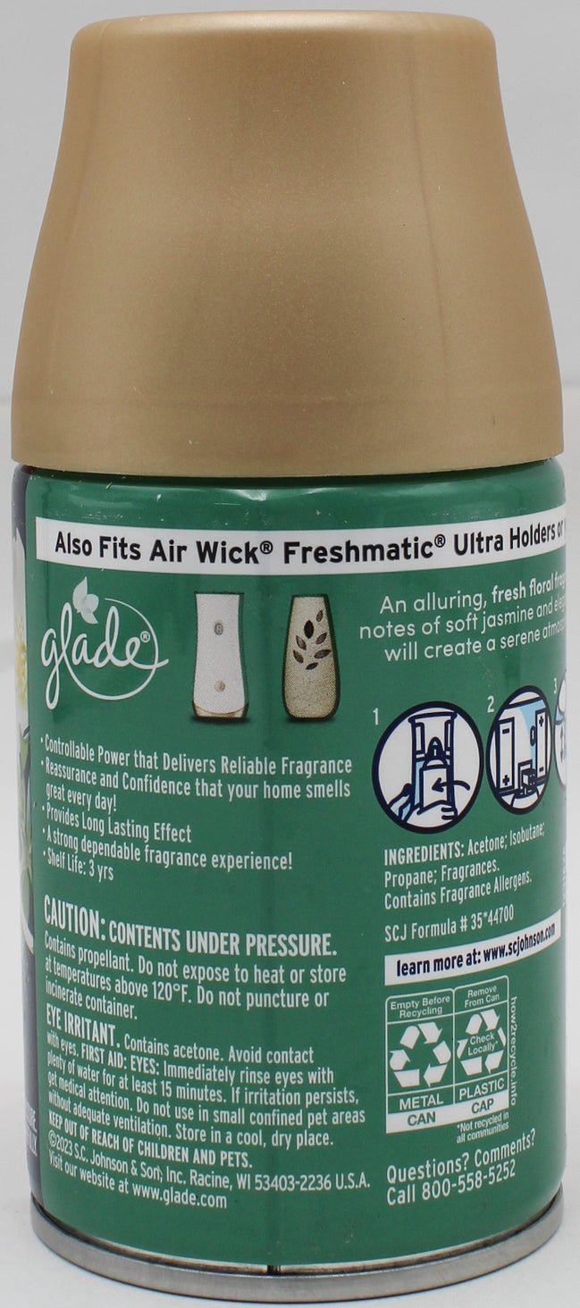 GLADE AUTOMATIC SPRAY REFILL FRESH JASMINE & HONEYSUCKLE 6.2oz US