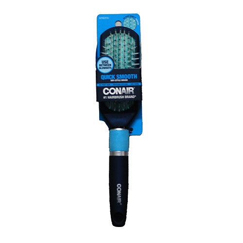 CONAIR QUICK SMOOTH SLIM CUSION HAIR BRUSH BLUE NI