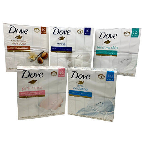 DOVE BAR SOAP 4oz/10CT-ASST DSPLY