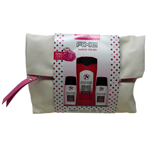 AXE HER BATH SET 4PC W/BAG-ANARCHY
