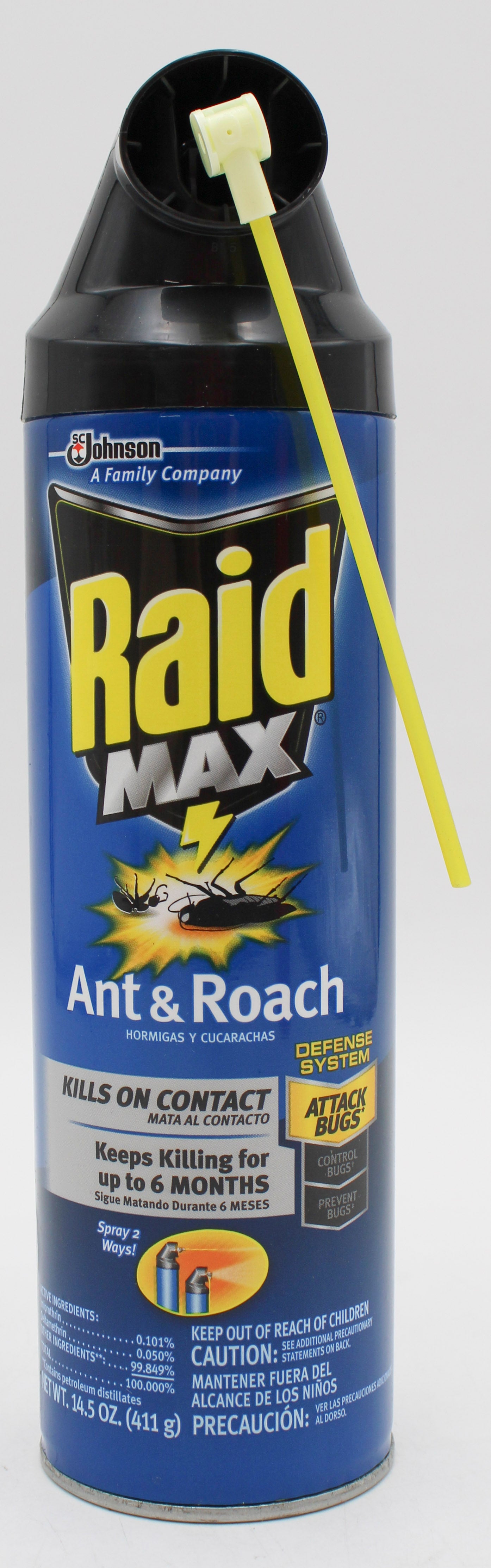 Raid Max Ant & Roach Spray 14.5oz – 2-Way, Wholesale