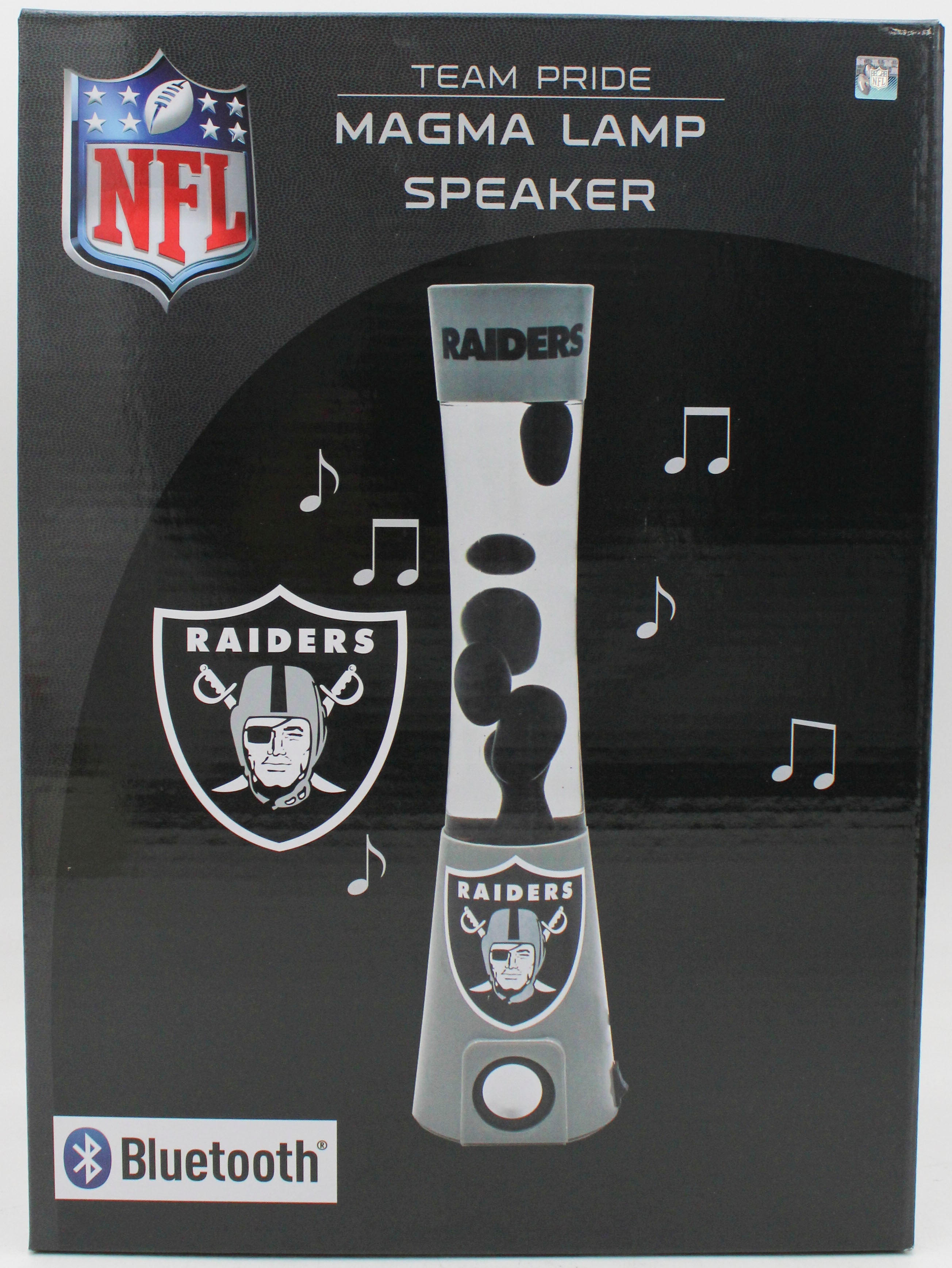 NFL LAS VEGAS RAIDERS LAVA LAMP SPEAKER 16.5"