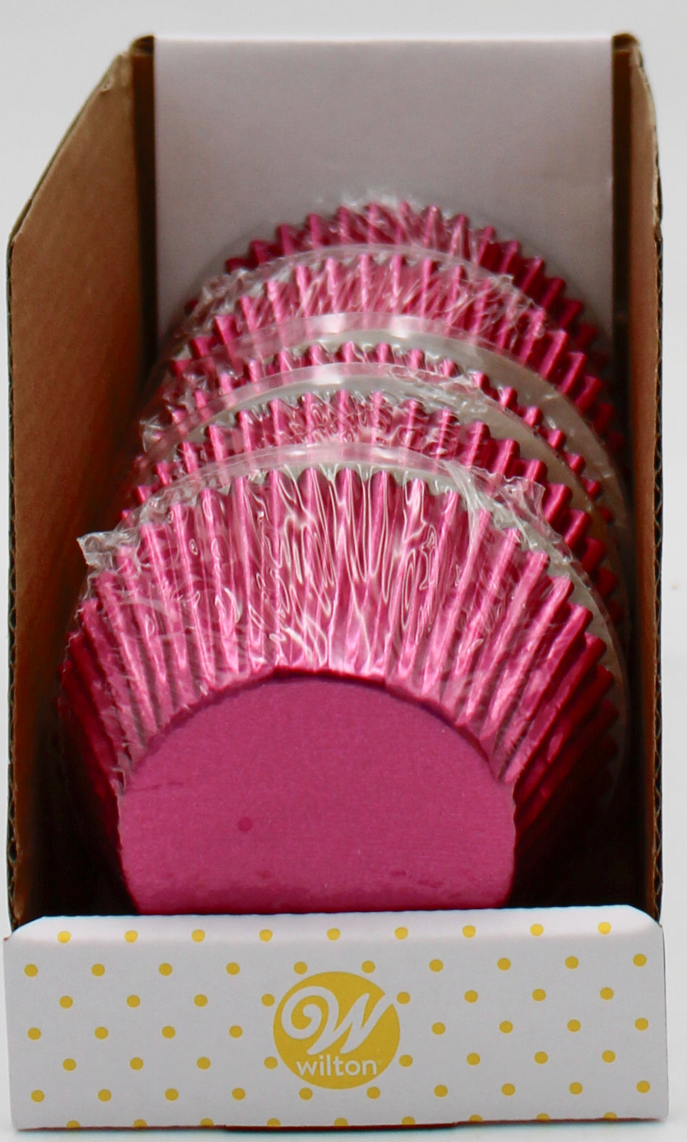 BAKING CUP FOIL PINK STANDARD 24 CT NI