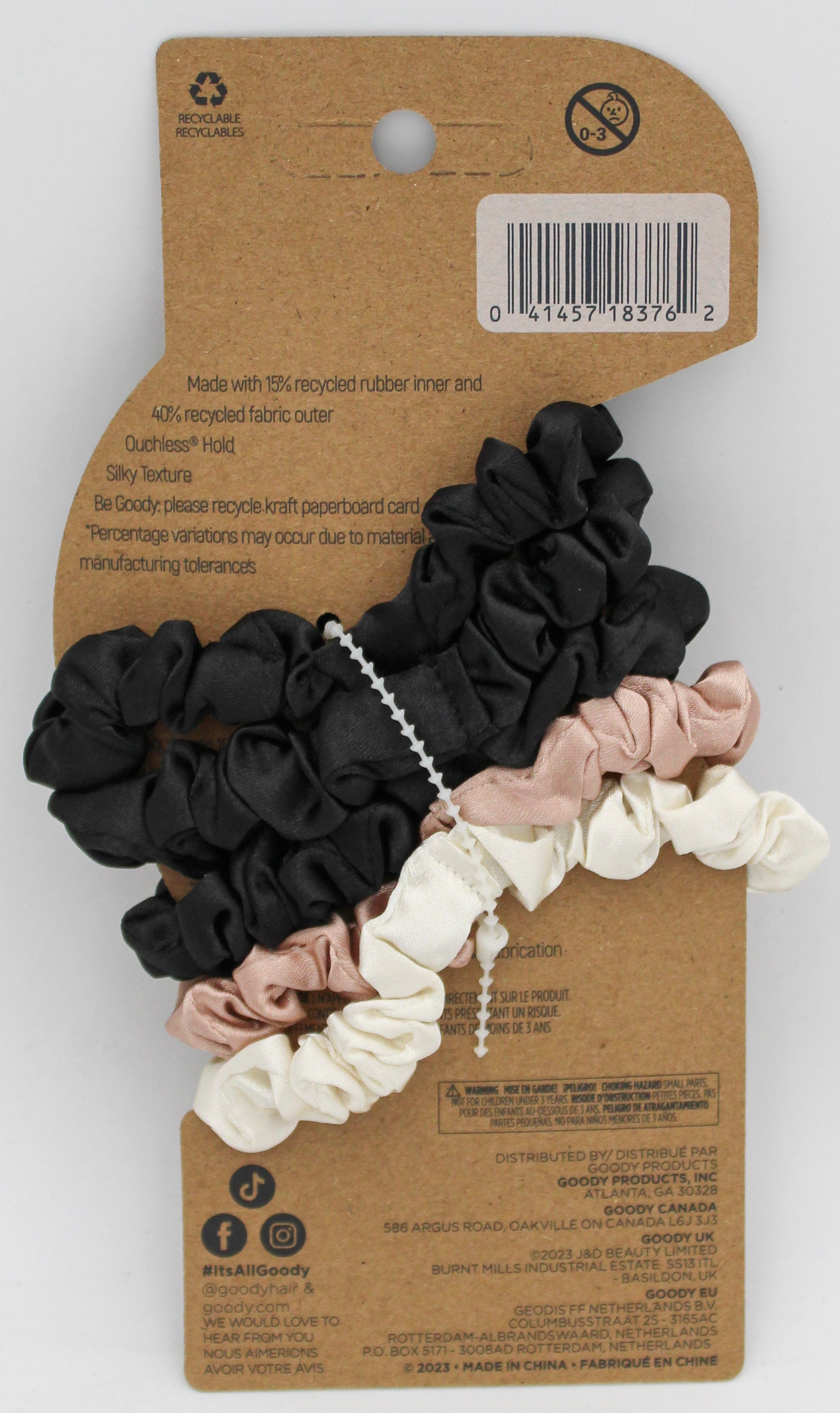 PLANET GOODY THIN SCRUNCHIES CREAM-5 CT NI