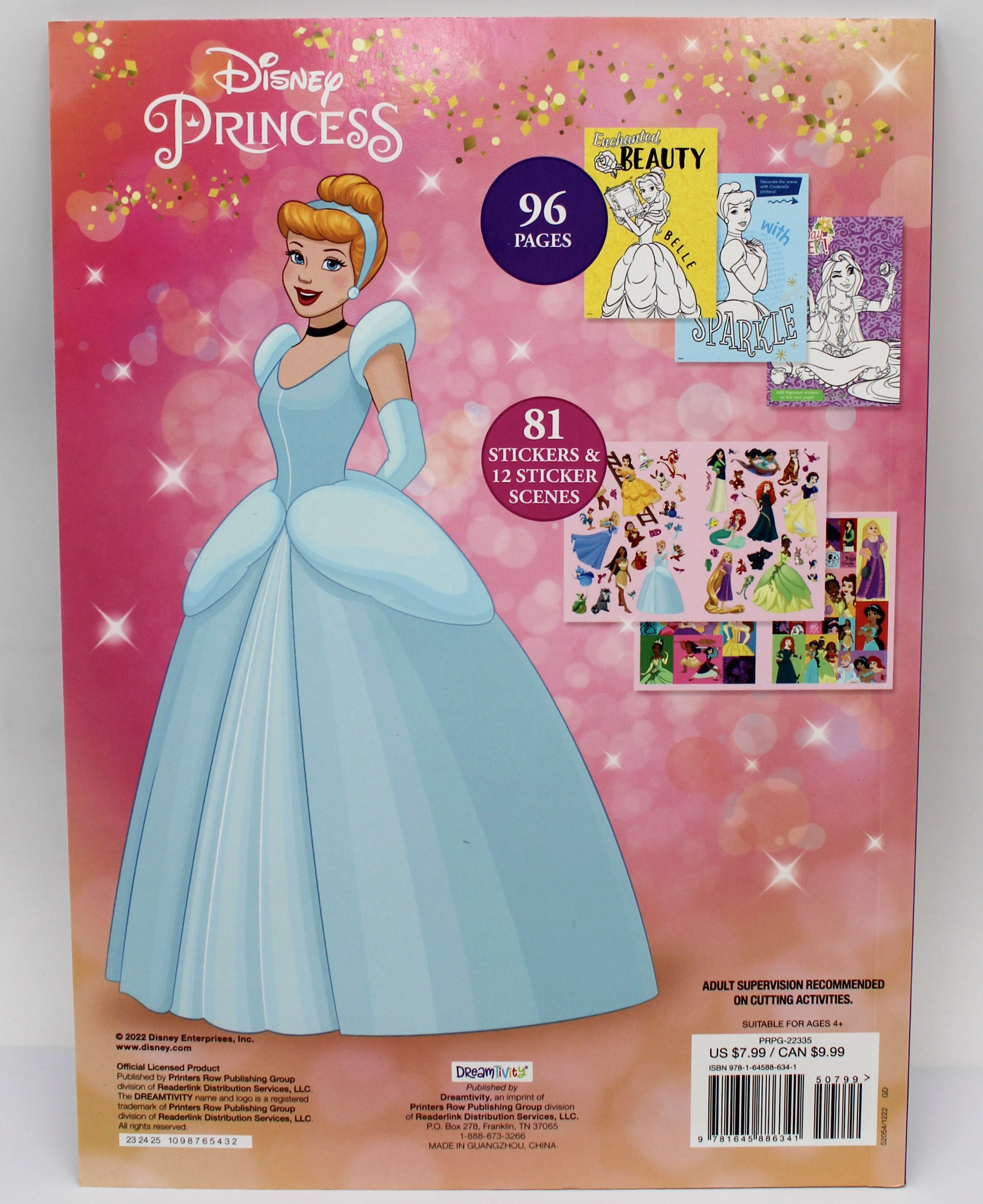 DISNEY PRINCESS TIME TO SHINE PAPERBACK BOOK 96pg