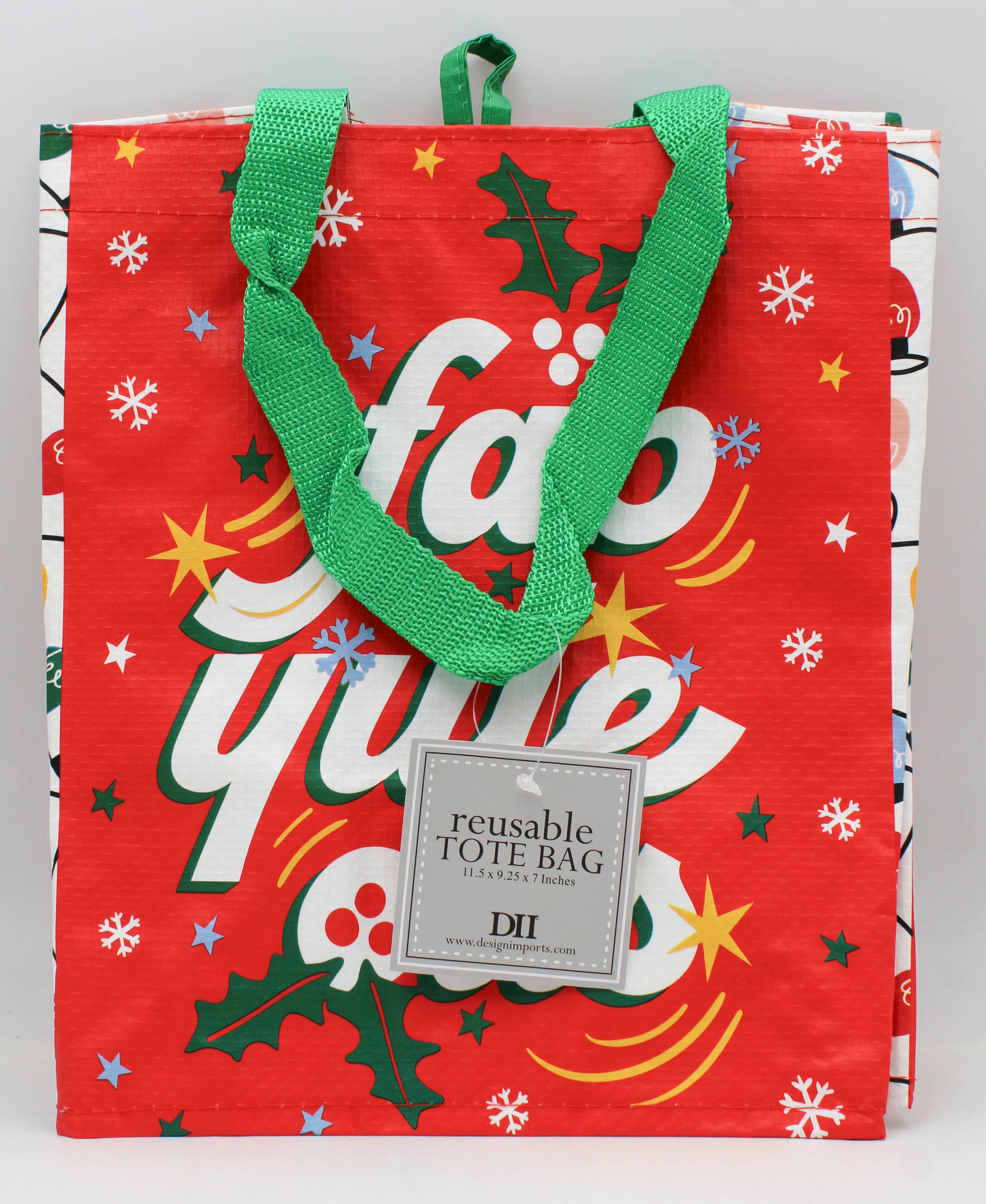Mini Fab-Yul-Ous Fun Christmas Tote 11" x 9"