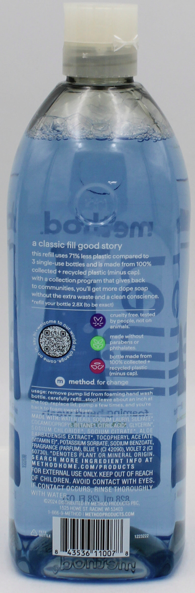 SP METHOD FOAMING HAND WASH REFIIL 28oz SEA MINERALS