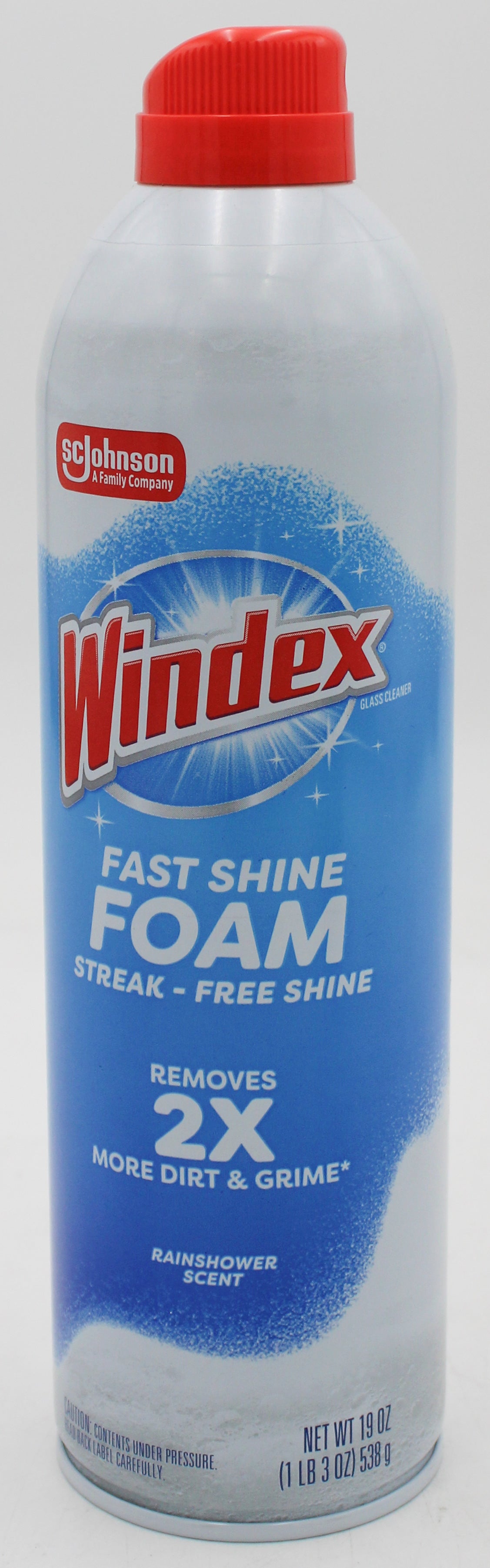 SP WINDEX FAST SHINE FOAM AEROSOL 19oz RAINSHOWER SCENT