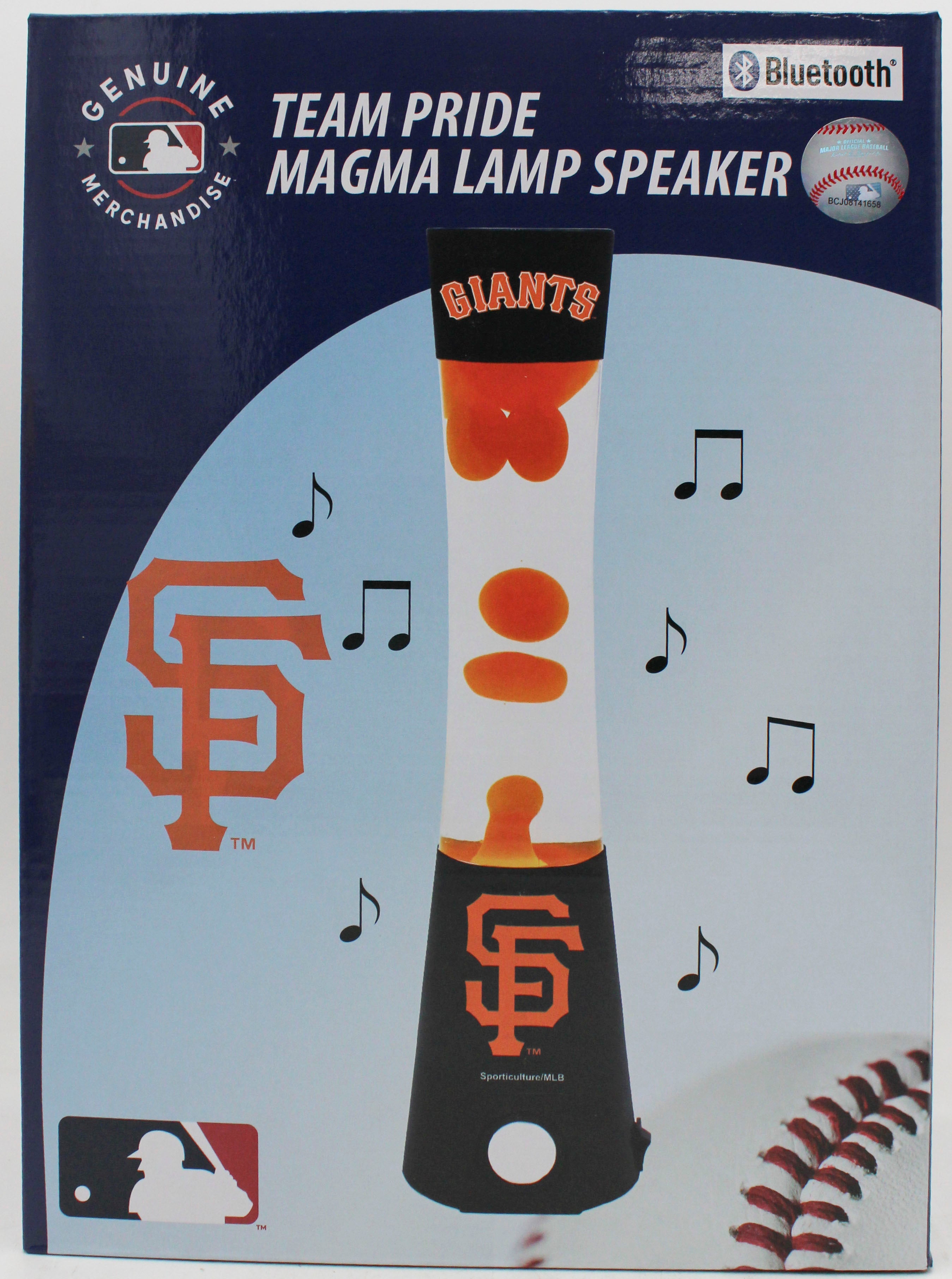 MLB SAN FRANCISCO GIANTS LAVA LAMP SPEAKER 16.5"