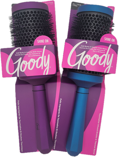 Goody Large Hair Round Brush Velvet Shine Assorter