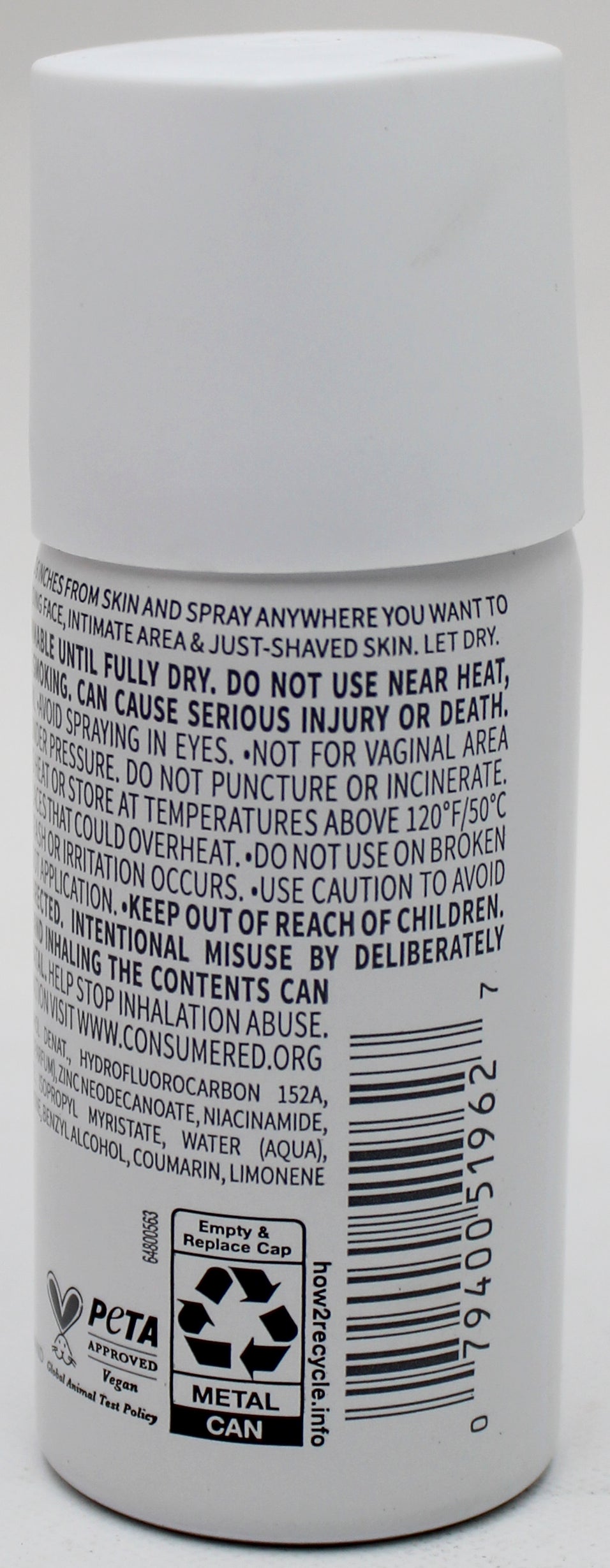 DOVE WHOLE BODY DEODORANT SPRAY COCONUT+VANILLA 1.1oz