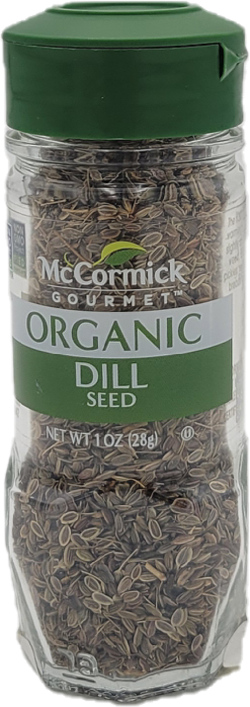 MCCORMICK GOURMET DILL SEED ORGANIC 1oz BB1/16/2027