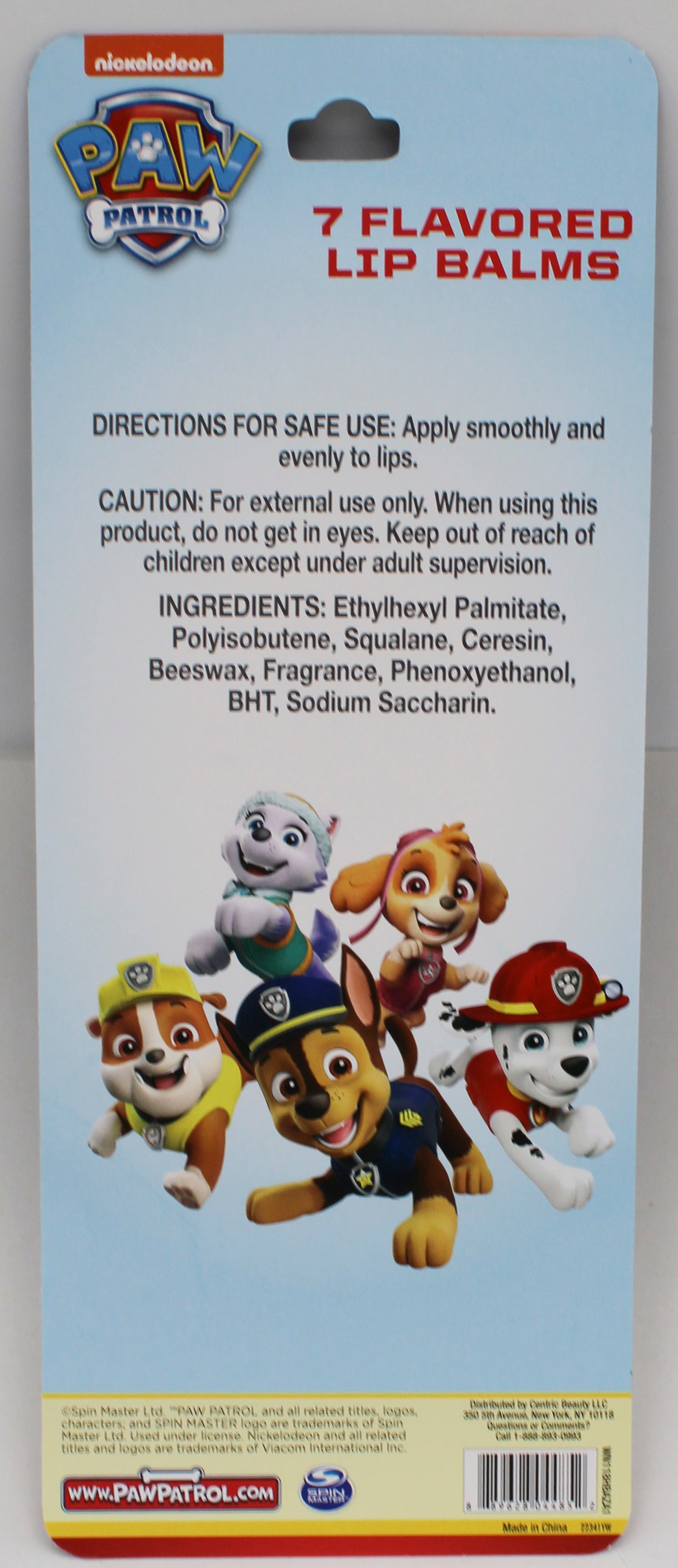 PAW PATROL 7ct LIP BALM NI