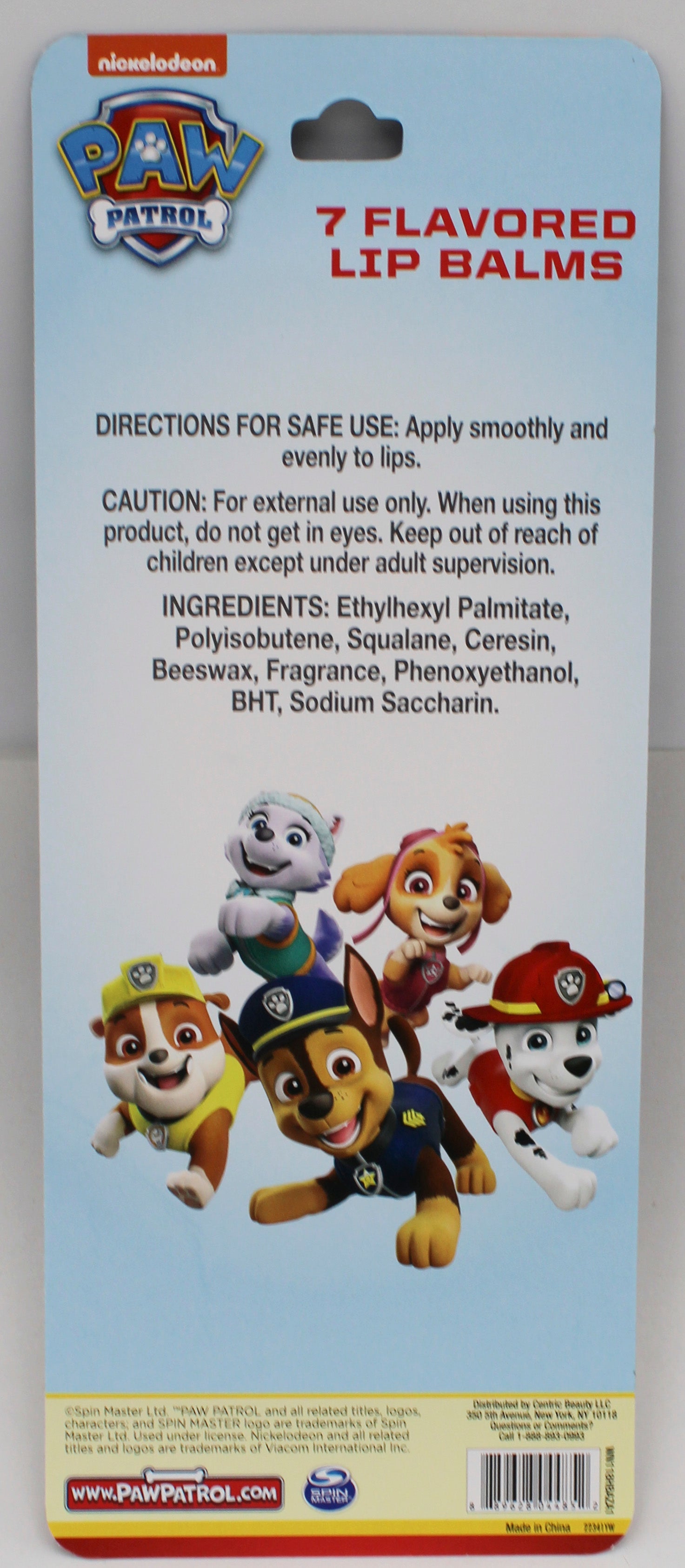 Paw Patrol Lip Balm 7-Pack | Wholesale Kids Beauty