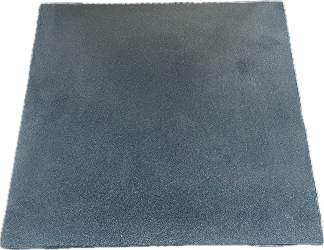 F45 RUBBER FLOOR TILE 39.25"x 39.25"x 5/8" BLACK