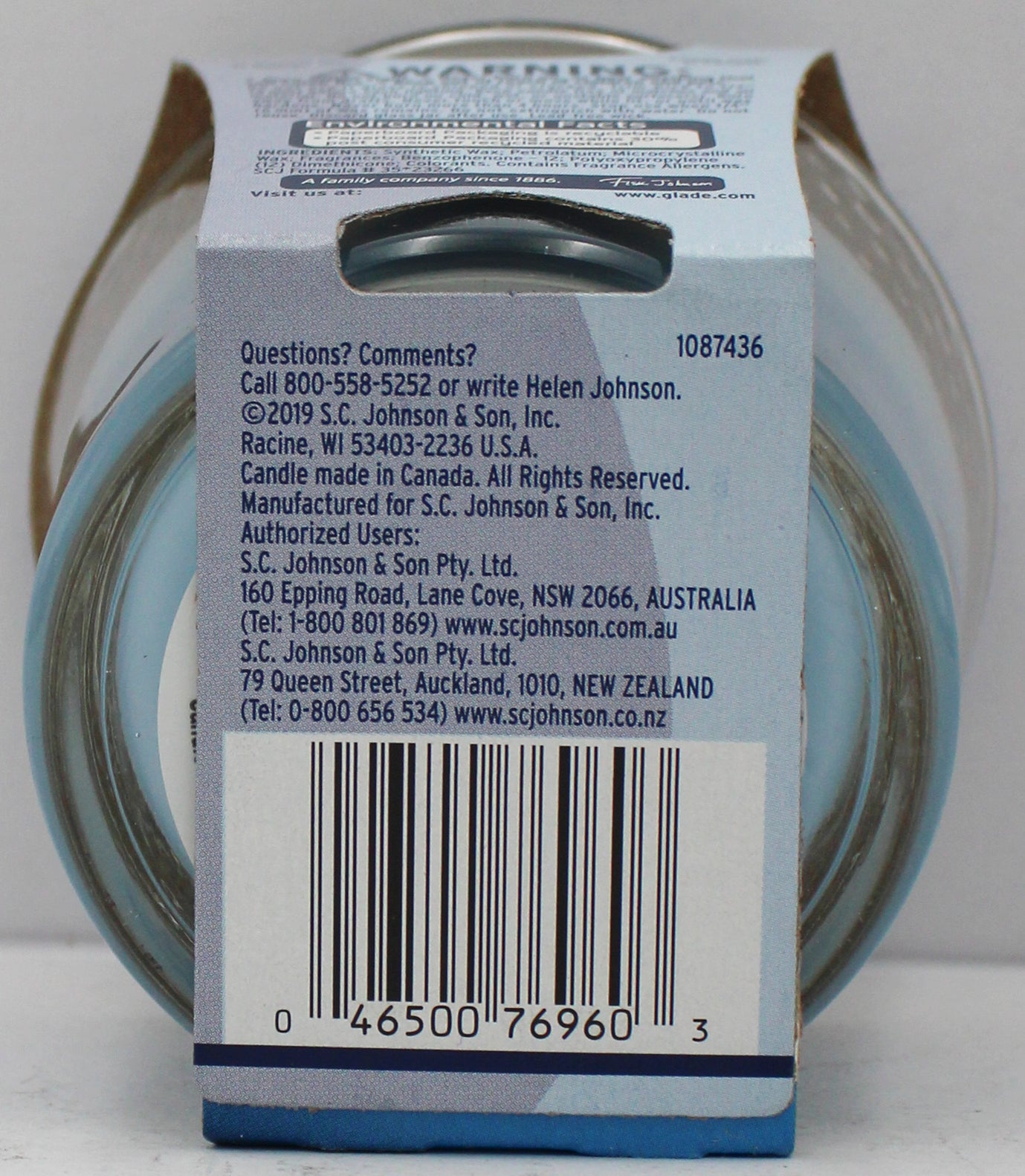 GLADE 2-IN-1 CANDLE MOONLIT WALK + WANDERING STREAM 3.4oz US