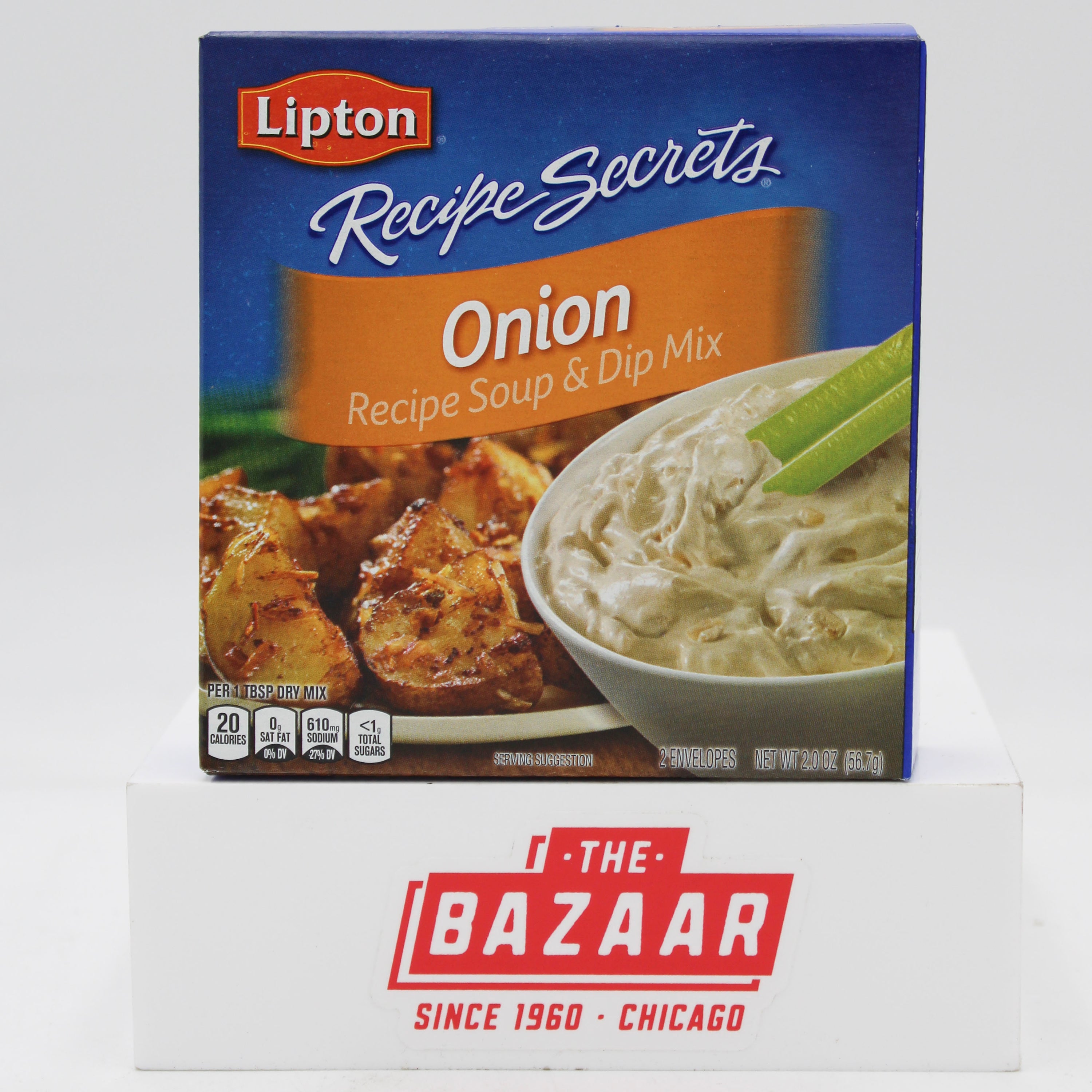 LIPTON RECIPE ONION SOUP & DIP MIX 2oz FLOORSTAND 4/1/2026