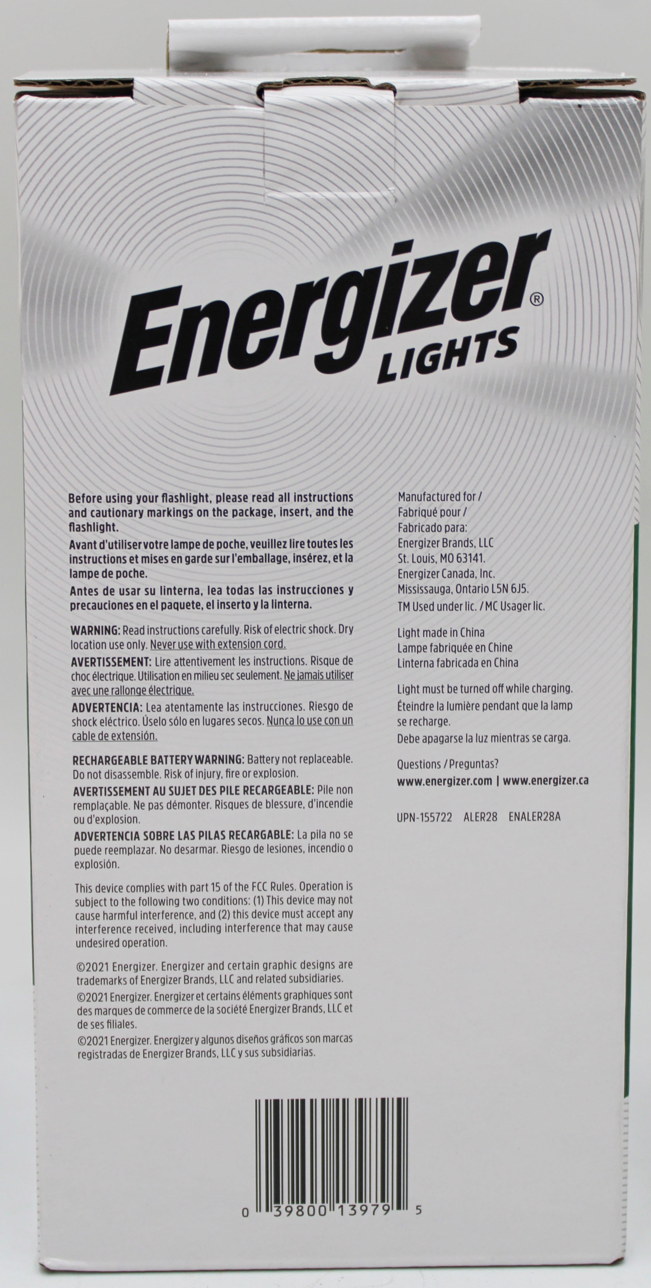 ENERGIZER RECHARGEABLE LED CAMPING LANTERN 1150 LUMENS