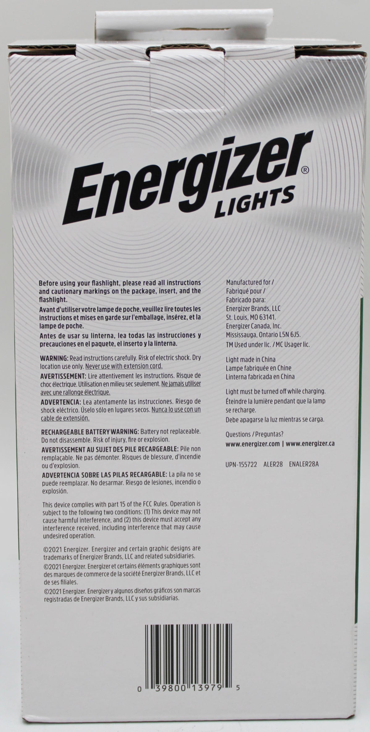 ENERGIZER RECHARGEABLE LED CAMPING LANTERN 1150 LUMENS