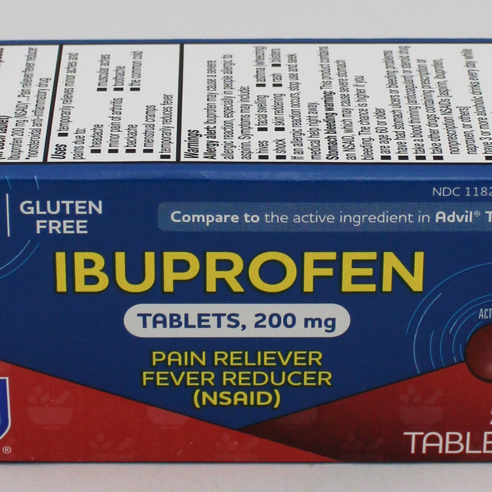 RITE AID PAIN RELIEF IBUPROFEN TABLETS 50ct EXP 2/28/2027 COMPARES TO Advil
