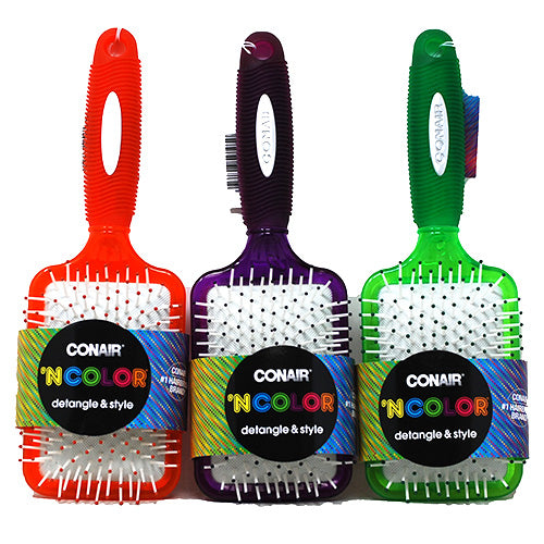 CONAIR N'COLOR PADDLE BRUSH-NI