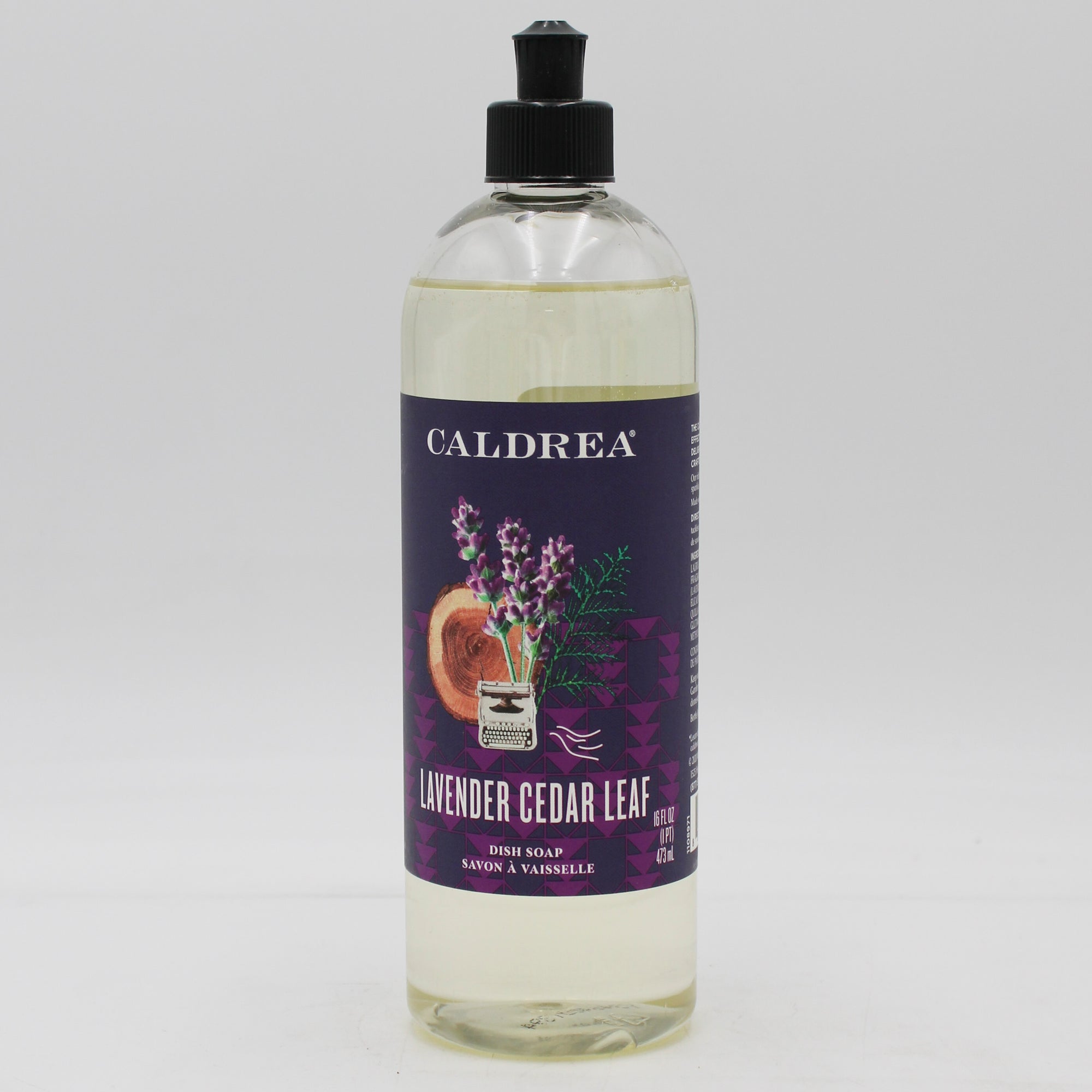 CALDREA DISH SOAP LAVENDER CEDAR LEAF 16oz US.
