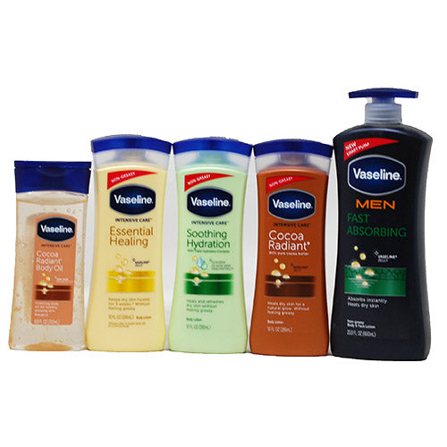 VASELINE BODYOIL/LOTION-ASST DISPLY