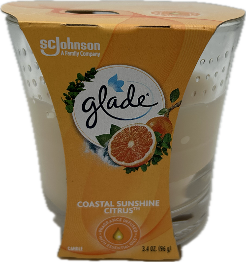 Glade Candle Coastal Sunshine Citrus 3.4oz (US)
