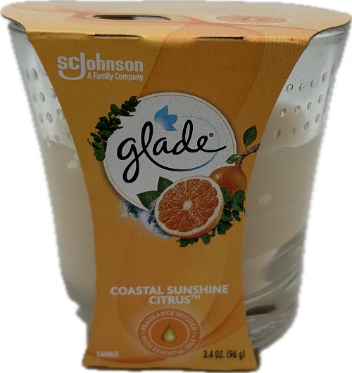 GLADE CANDLE COASTAL SUNSHINE CITRUS 3.4oz US