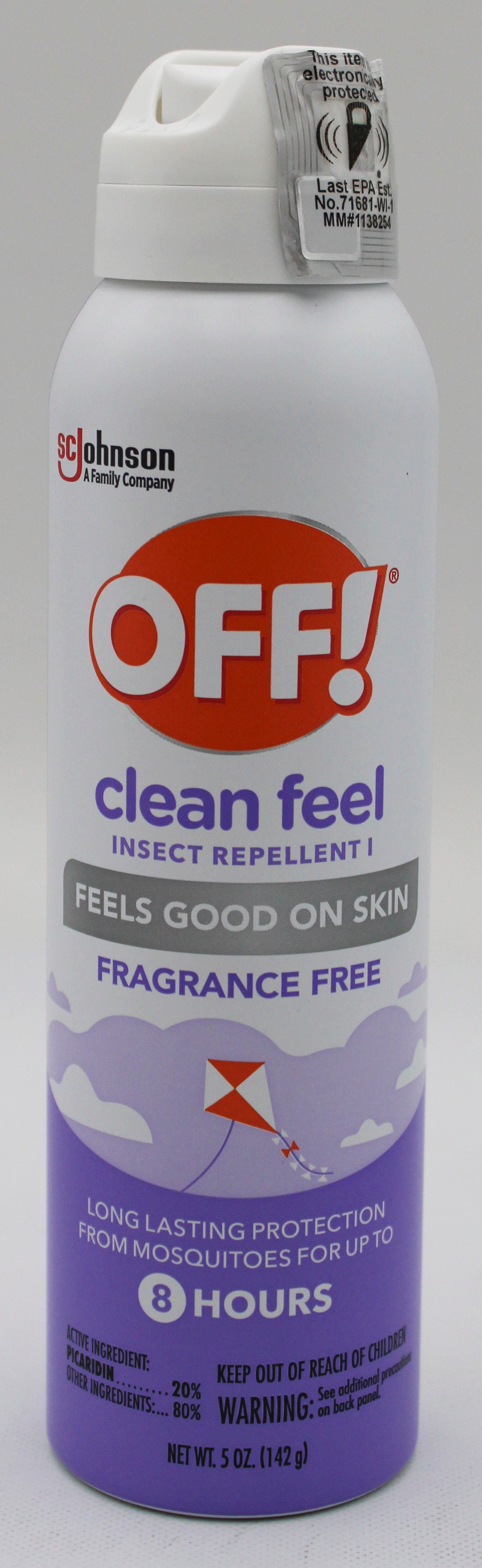 OFF CLEAN FEEL INSECT REPELLENT AEROSOL 5oz
