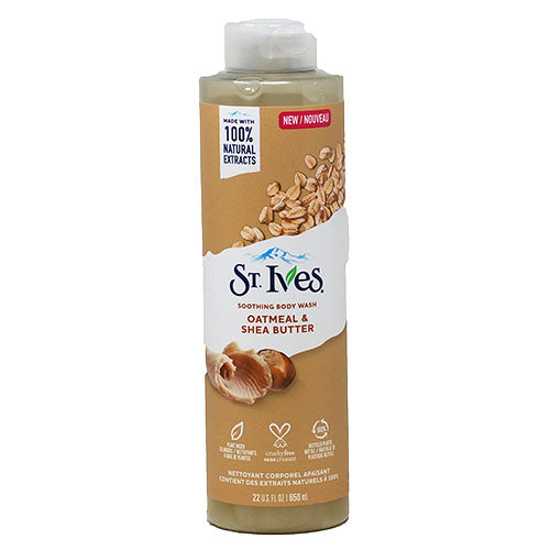 ST.IVES BODY WASH 22oz-OATML/SHEA