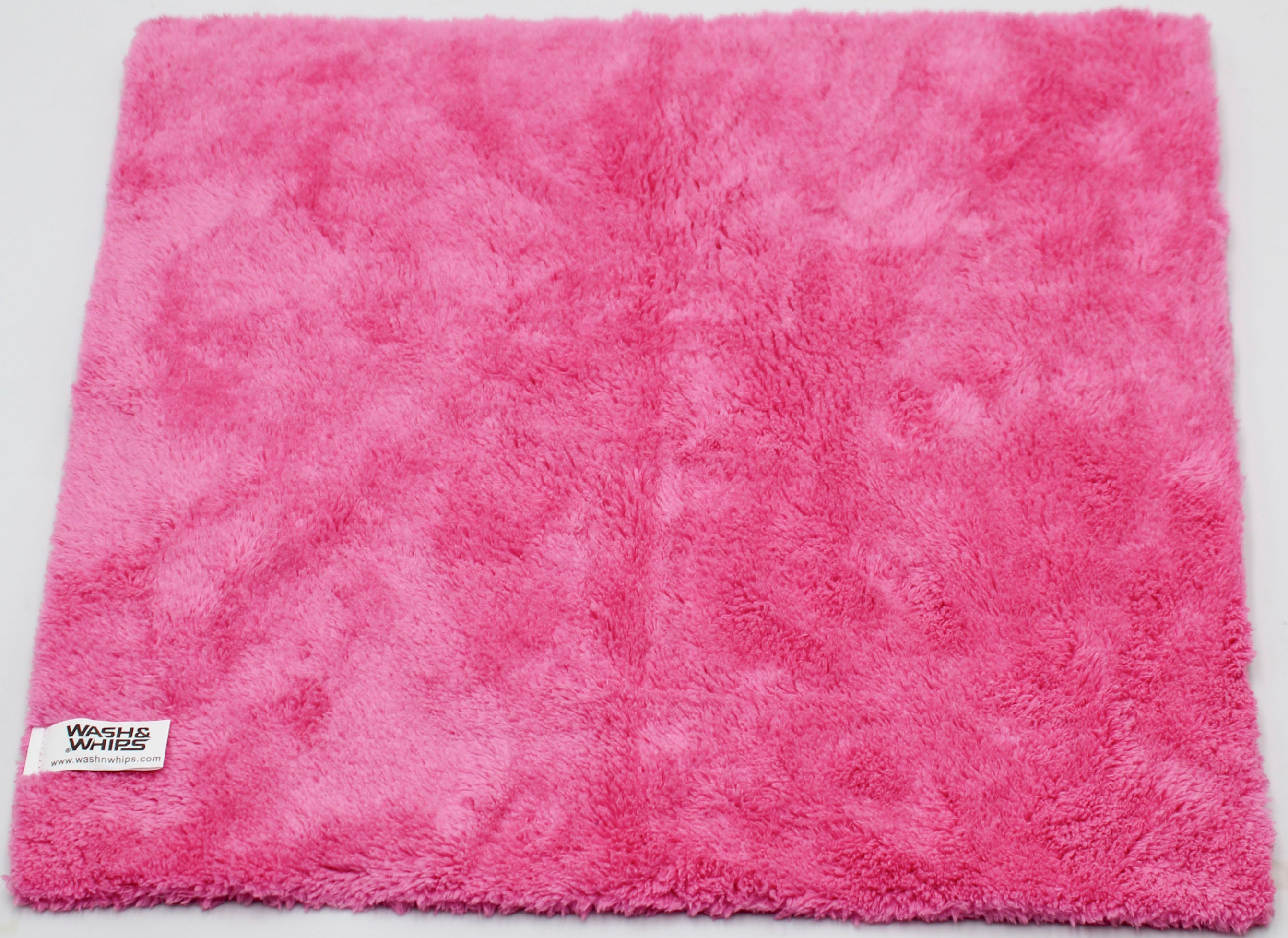 WASH N WHIPS EDGELESS MICROFIBER CORAL FLEECE WITH ULTRASONIC EDGE