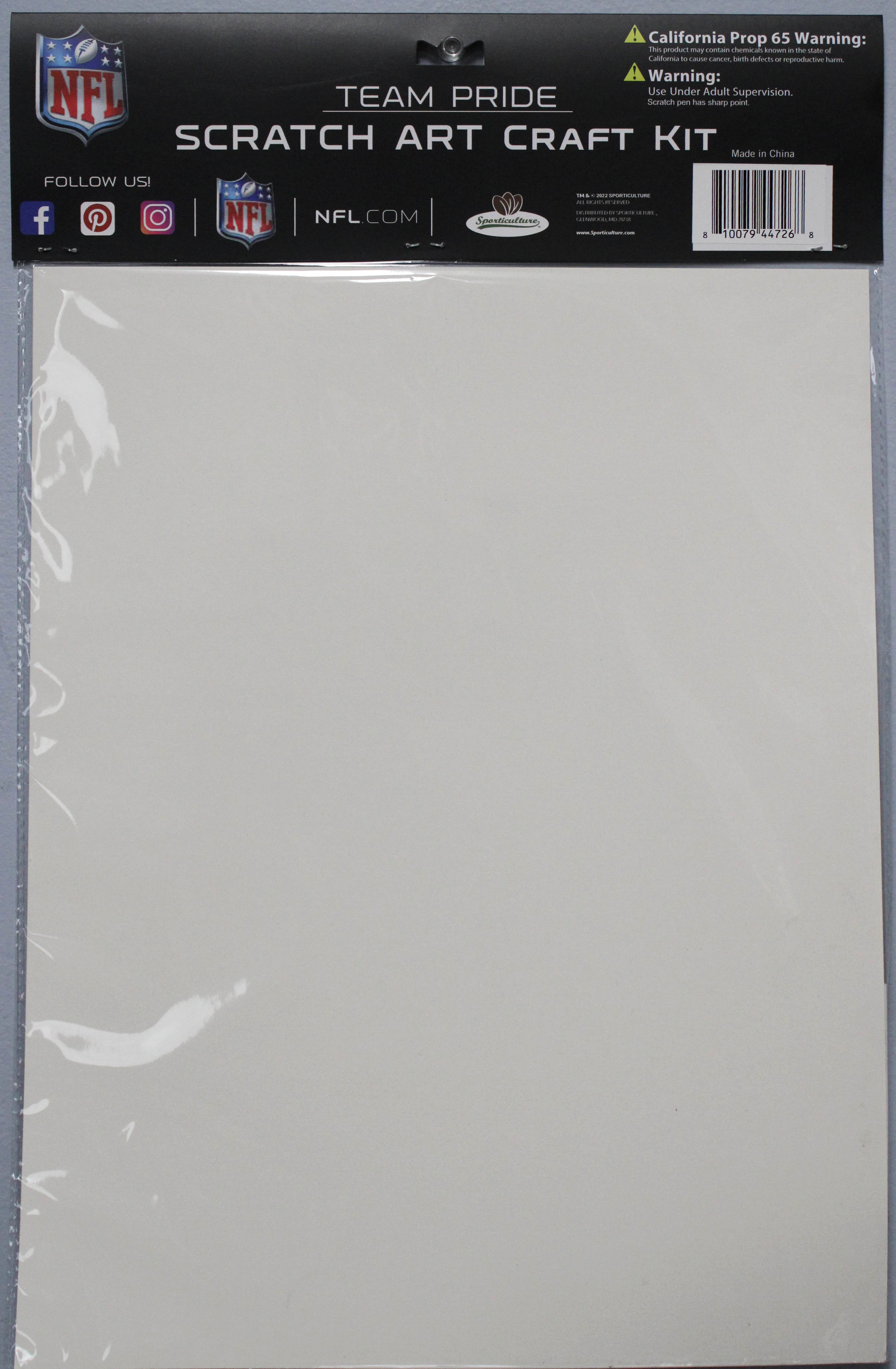 PHILADELPHIA EAGLES SCRATCH ART CRAFT KIT