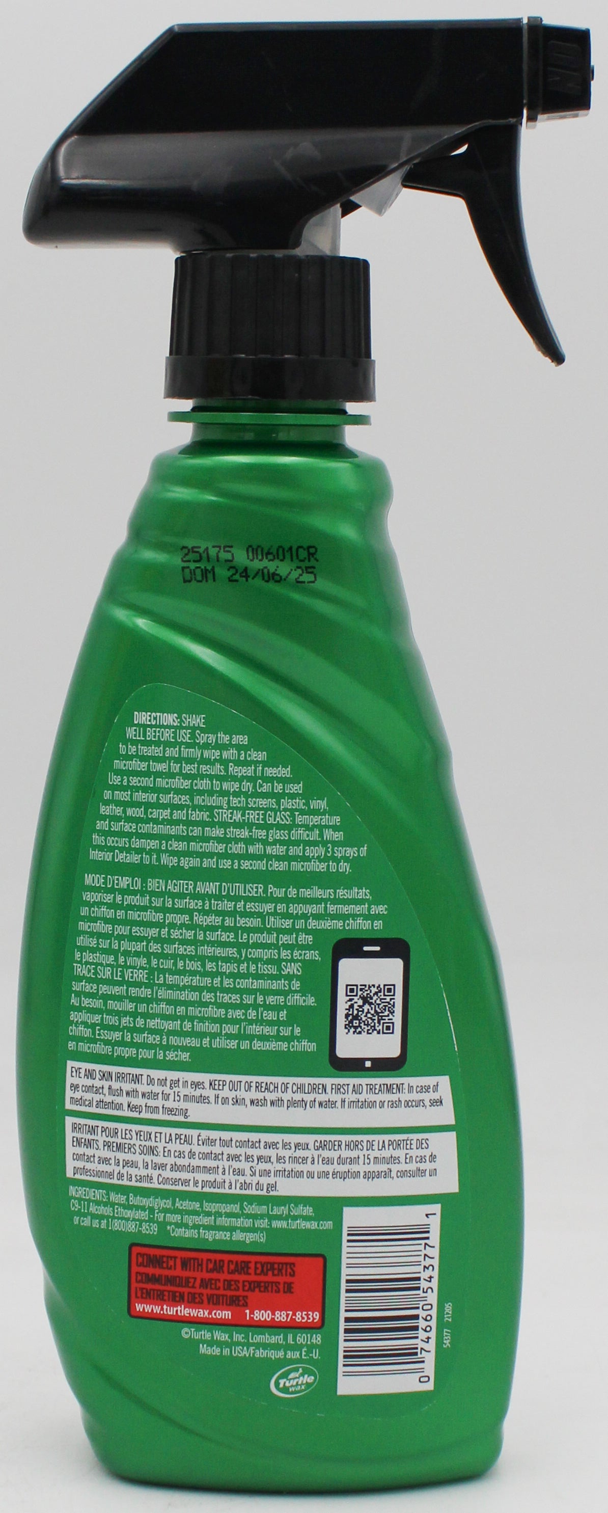 SP TURTLE WAX FRESH INTERIOR DETAILER 355ml