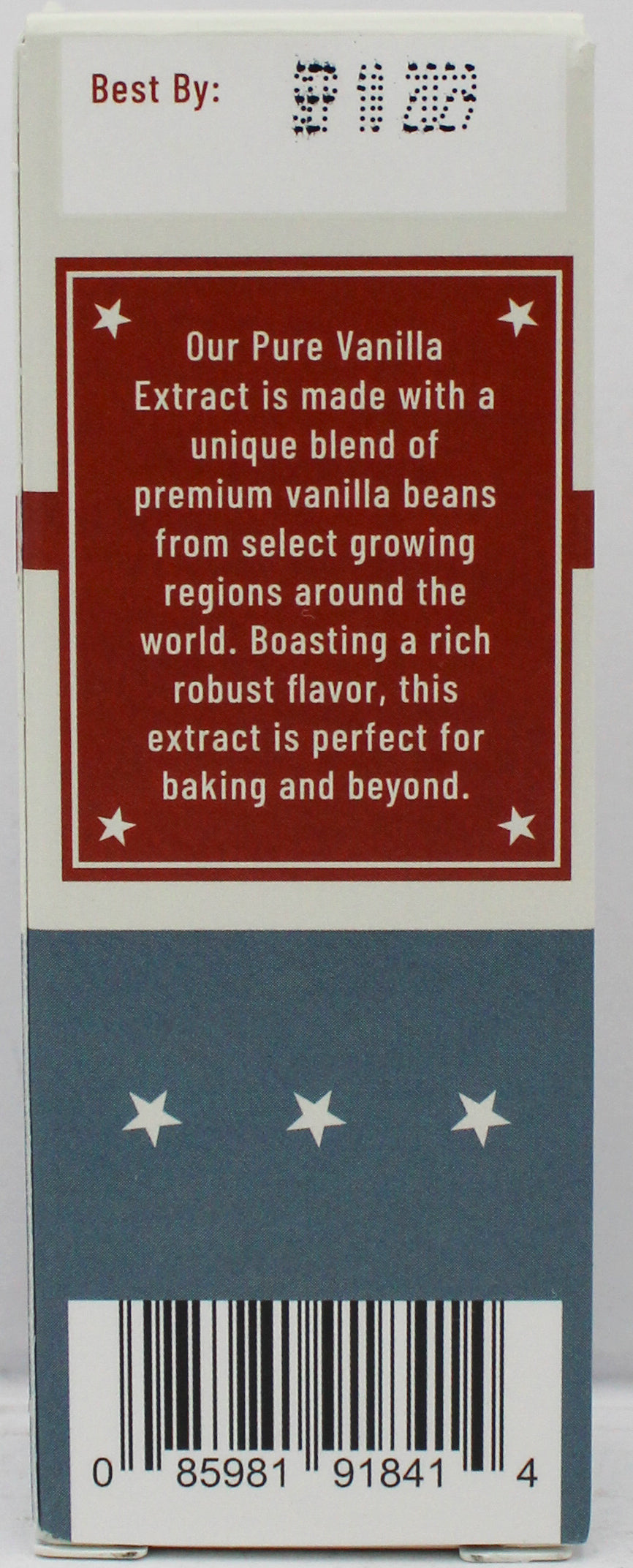 STAR VANILLA PURE VANILLA EXTRACT 1 Oz BB 9/10/29