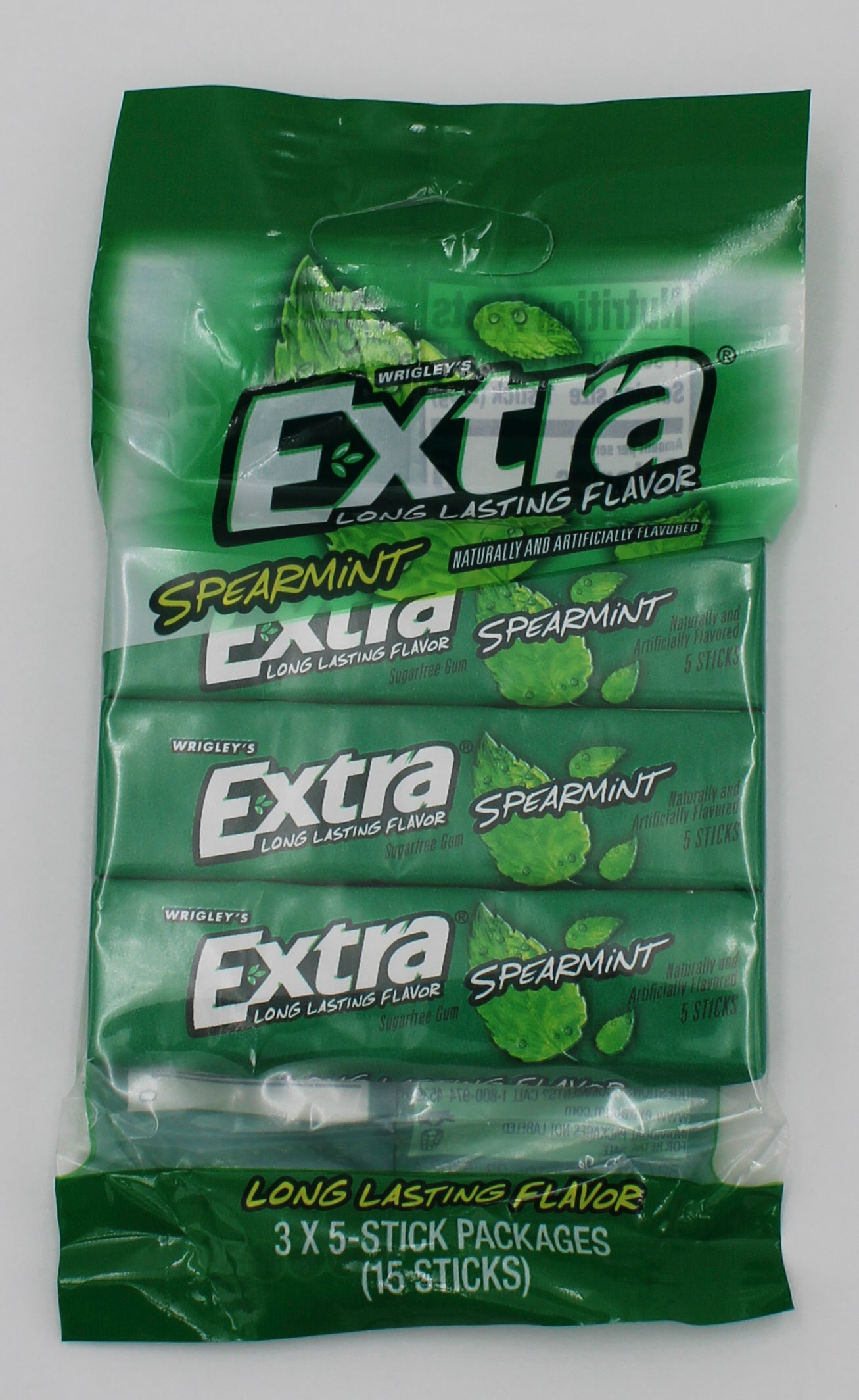 EXTRA SPEARMNT 5 STICK 10ct 3pk BB 12/16/2025 NI