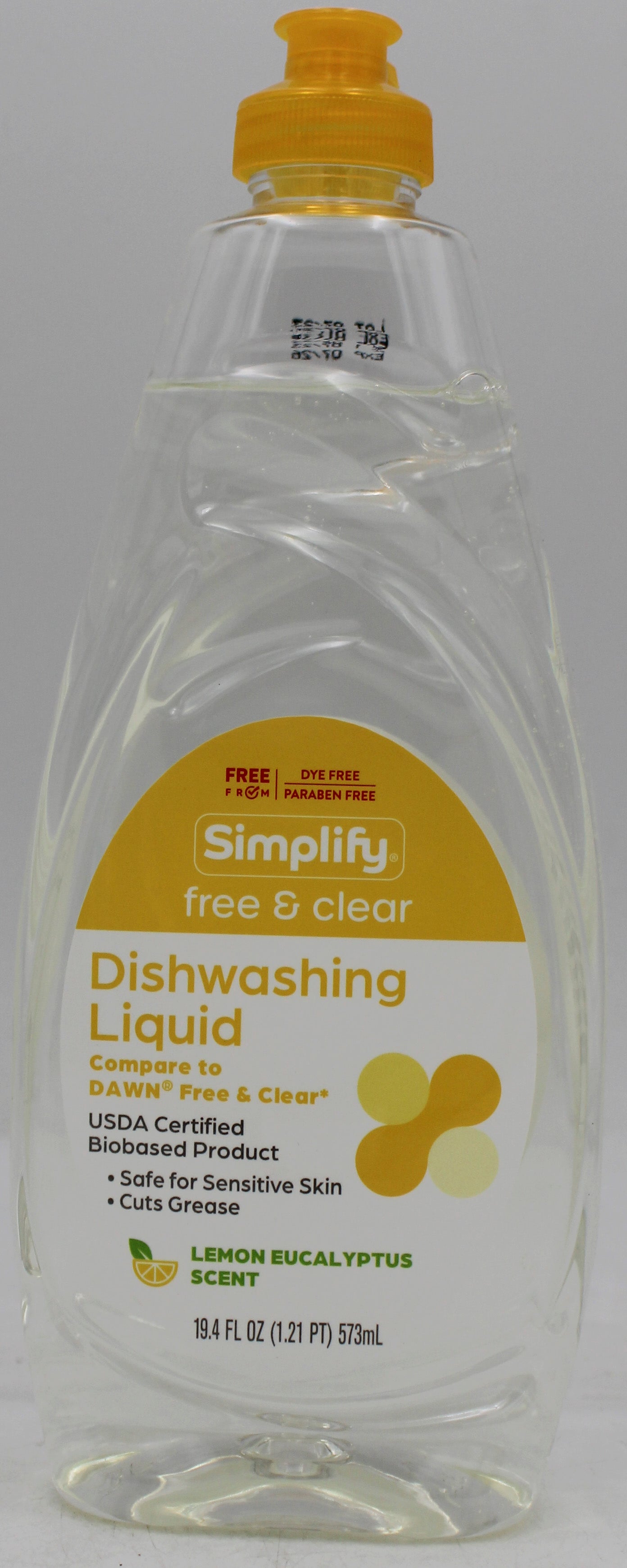 RITE AID SIMPLIFY DISH LIQUID LEMON EUCALYPTUS 19.4Z'