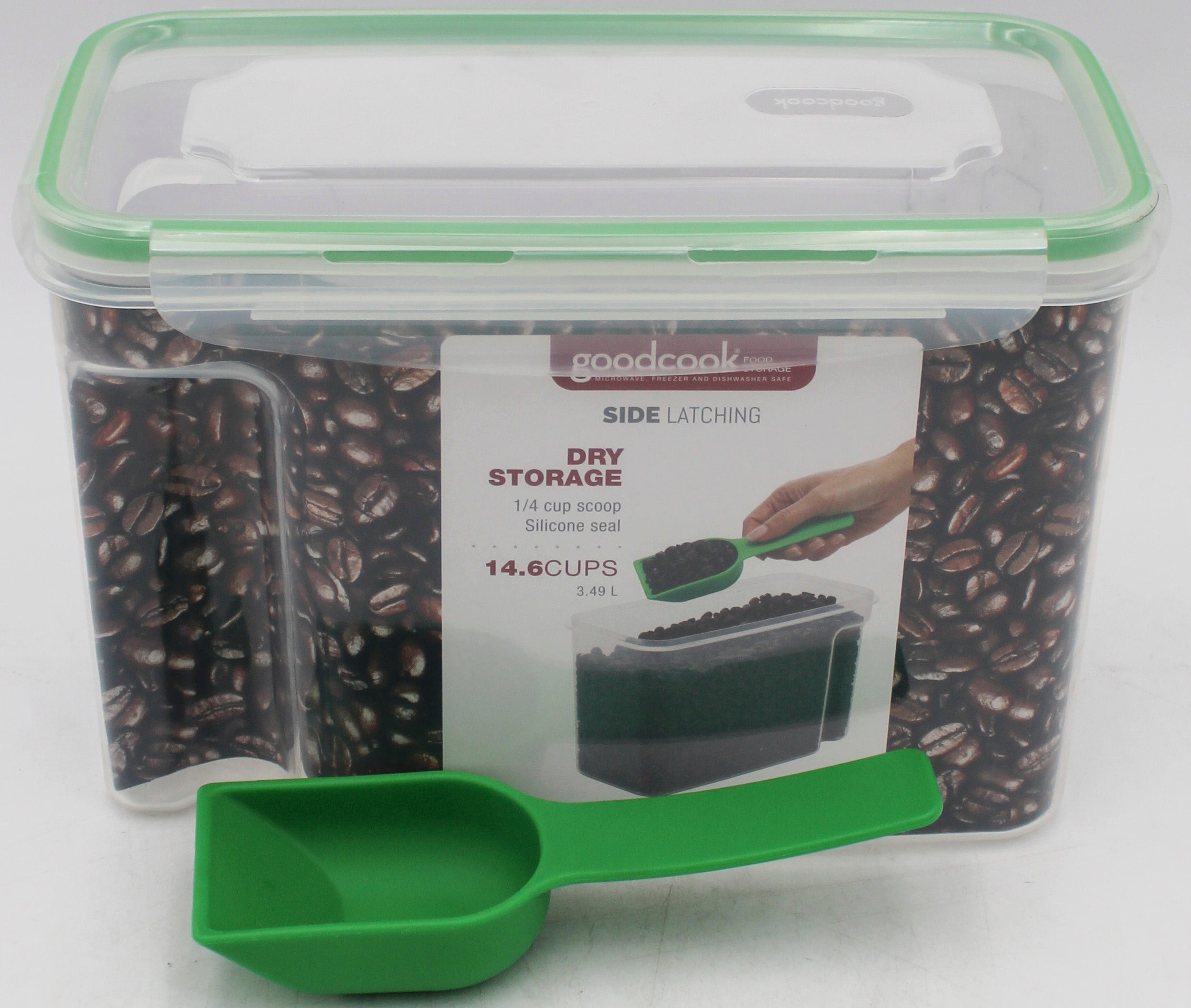 GOOD COOK MEDIUM STORAGE CONTAINR W/ SCOOP -14.6CUP