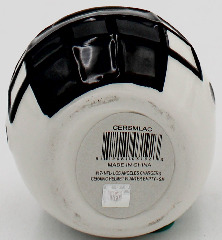 LOS ANGELES CHARGERS SMALL CERAMIC HELMET