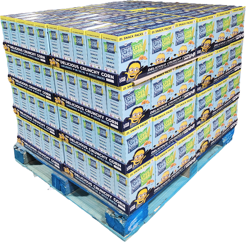 LOVE CORN 21 CT VARIETY PACK SEA SALT & SOUR CREAM ONION  BB 4/1/26