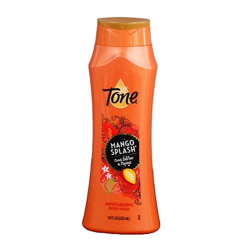 TONE BODY WASH 18OZ-MANGO SPLASH/COCOA BUTTER/PAPAYA