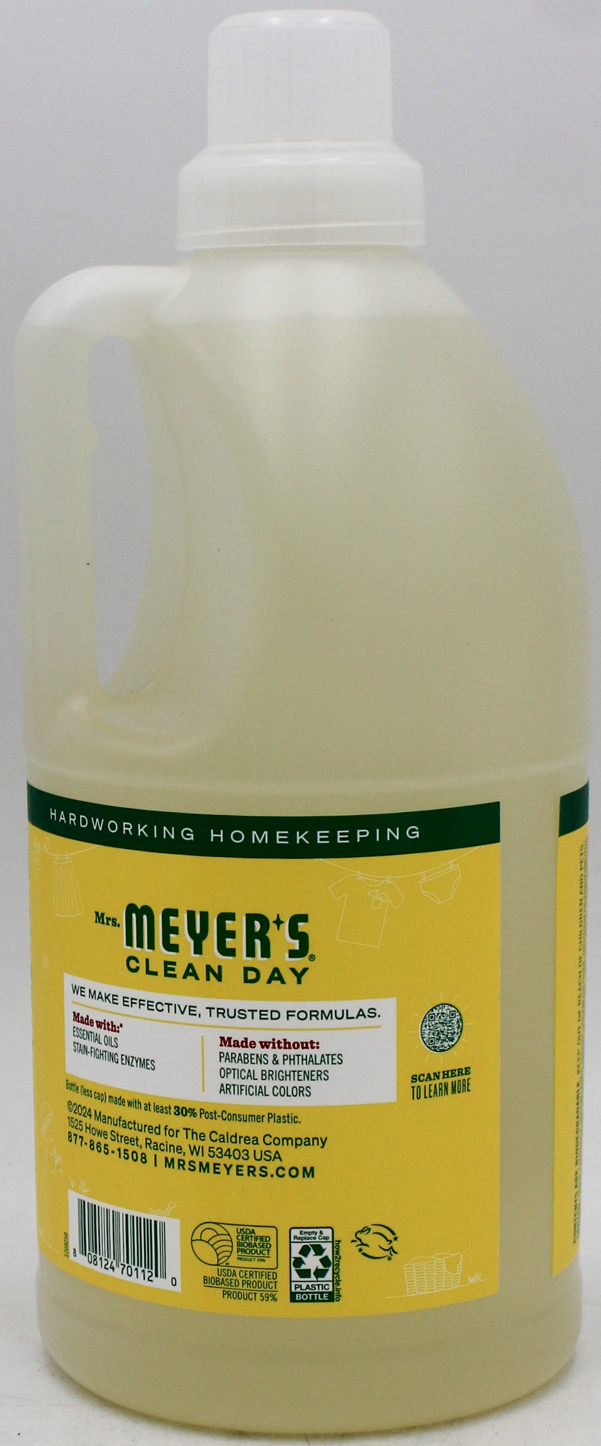 SP MRS MEYERS LIQUID LAUNDRY DETERGENT HONEYSUCKLE 64oz US