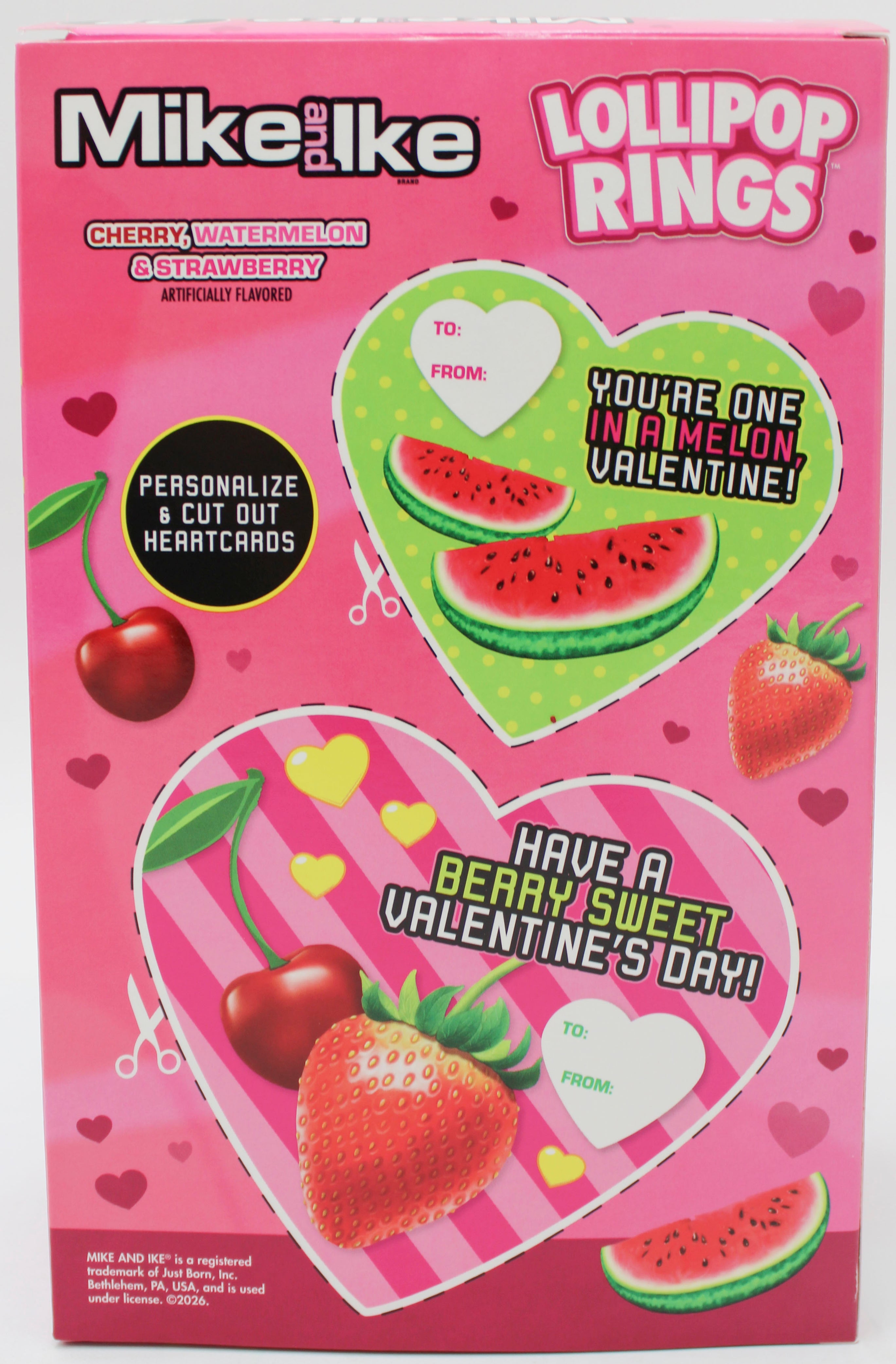 MIKE & IKE 22CT VALENTINE LOLLIPOP RING BOX BB 4/30/27