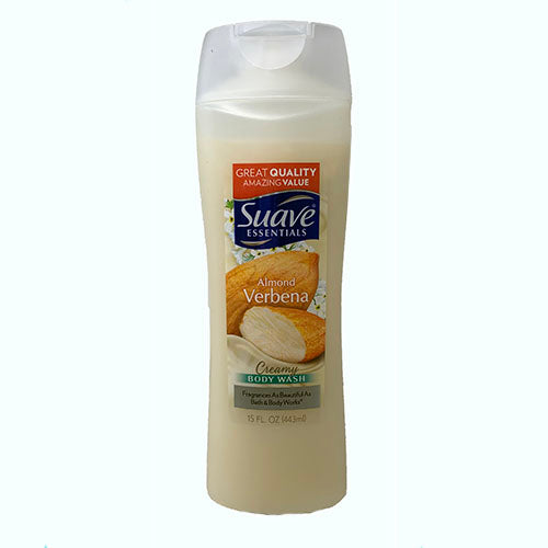 SUAVE BODY WASH 15oz-ALMOND VERBENA