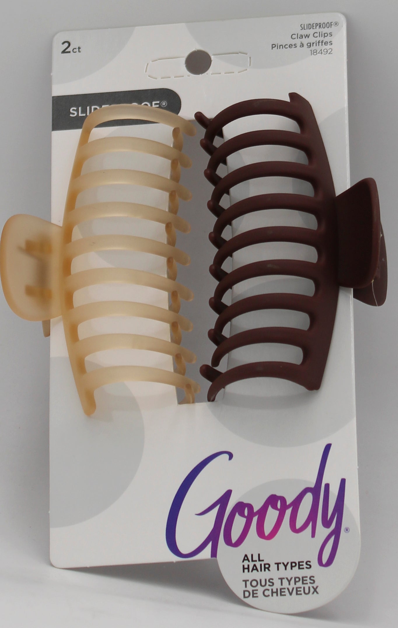 GOODY CLAW CLIPS SET LARGE WARM 2ct NI