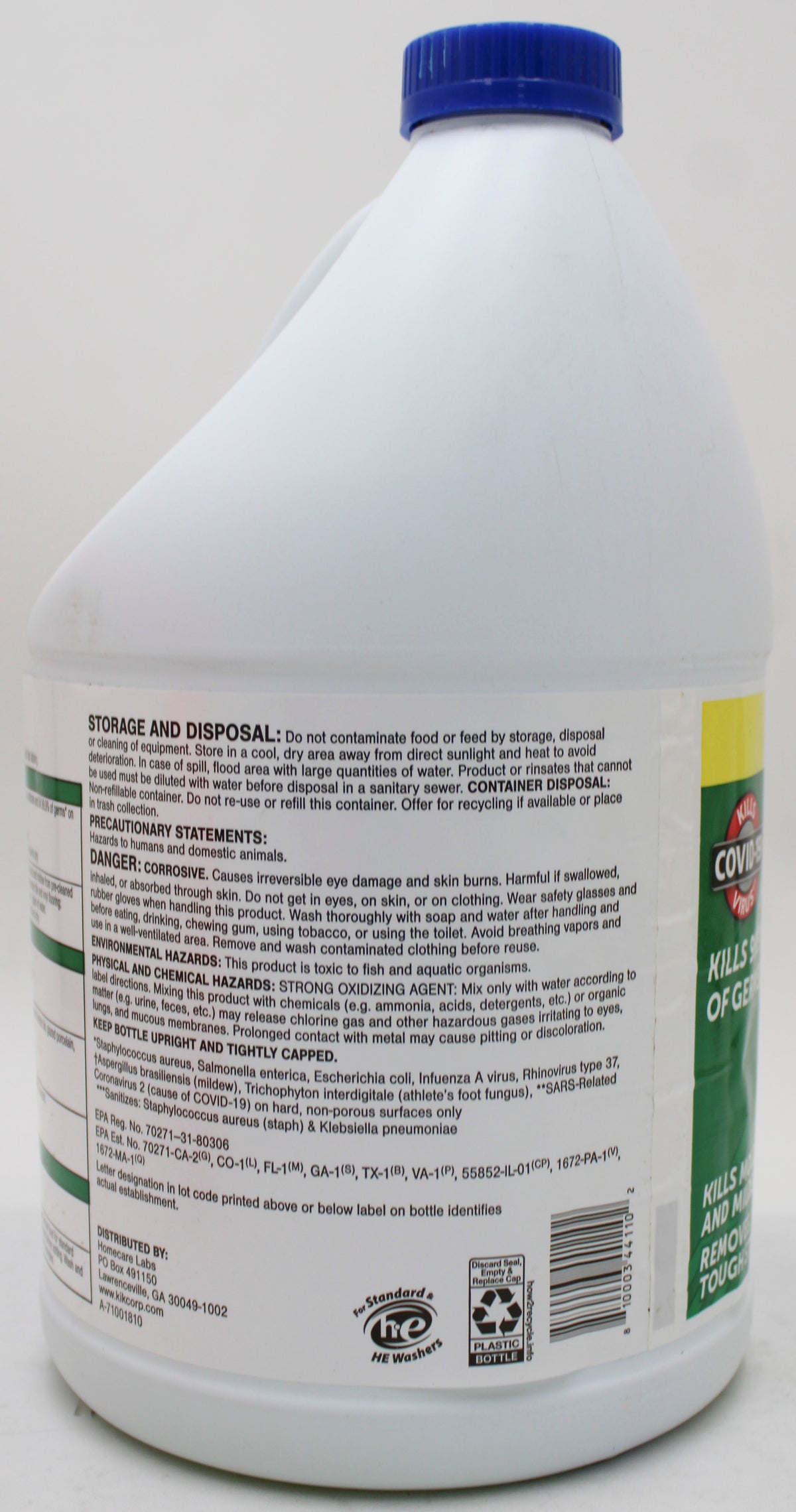 COMET GERMICIDAL BLEACH 121oz. UNSCENTED NI