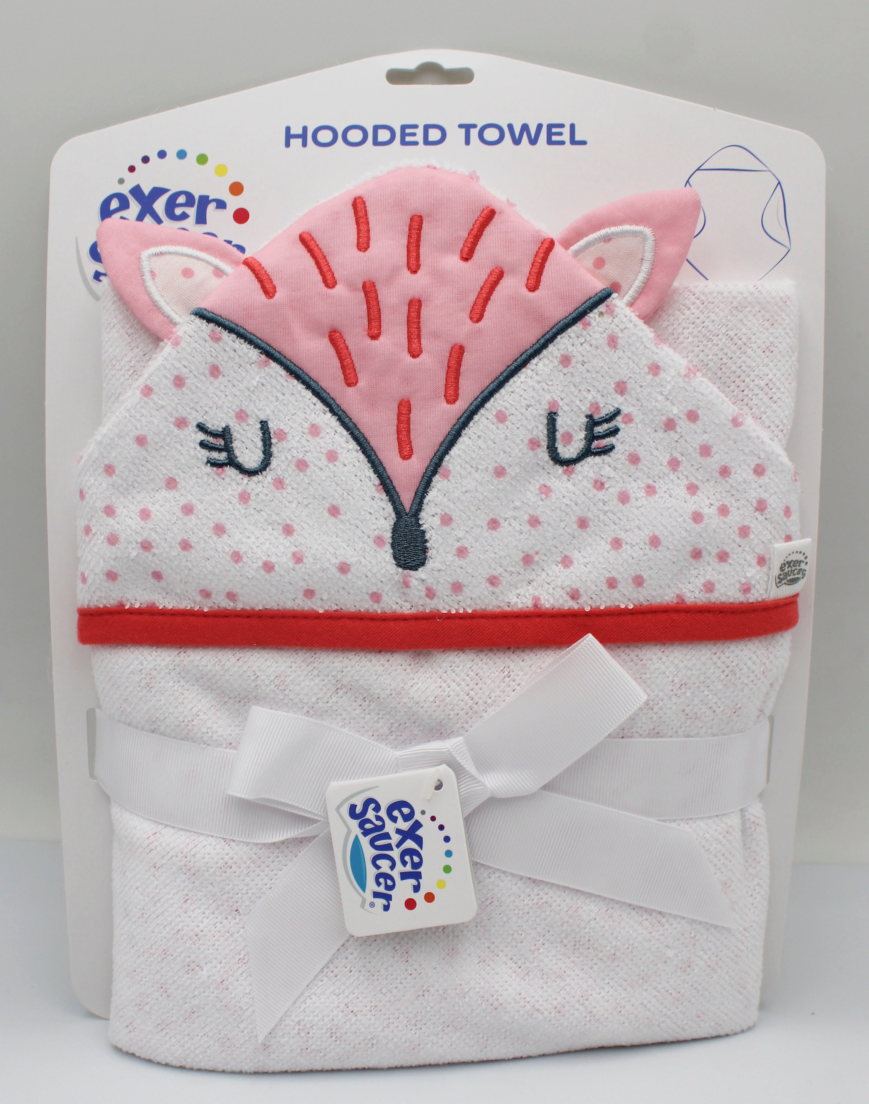 Baby Hooded Towel Pink – Wholesale Pack